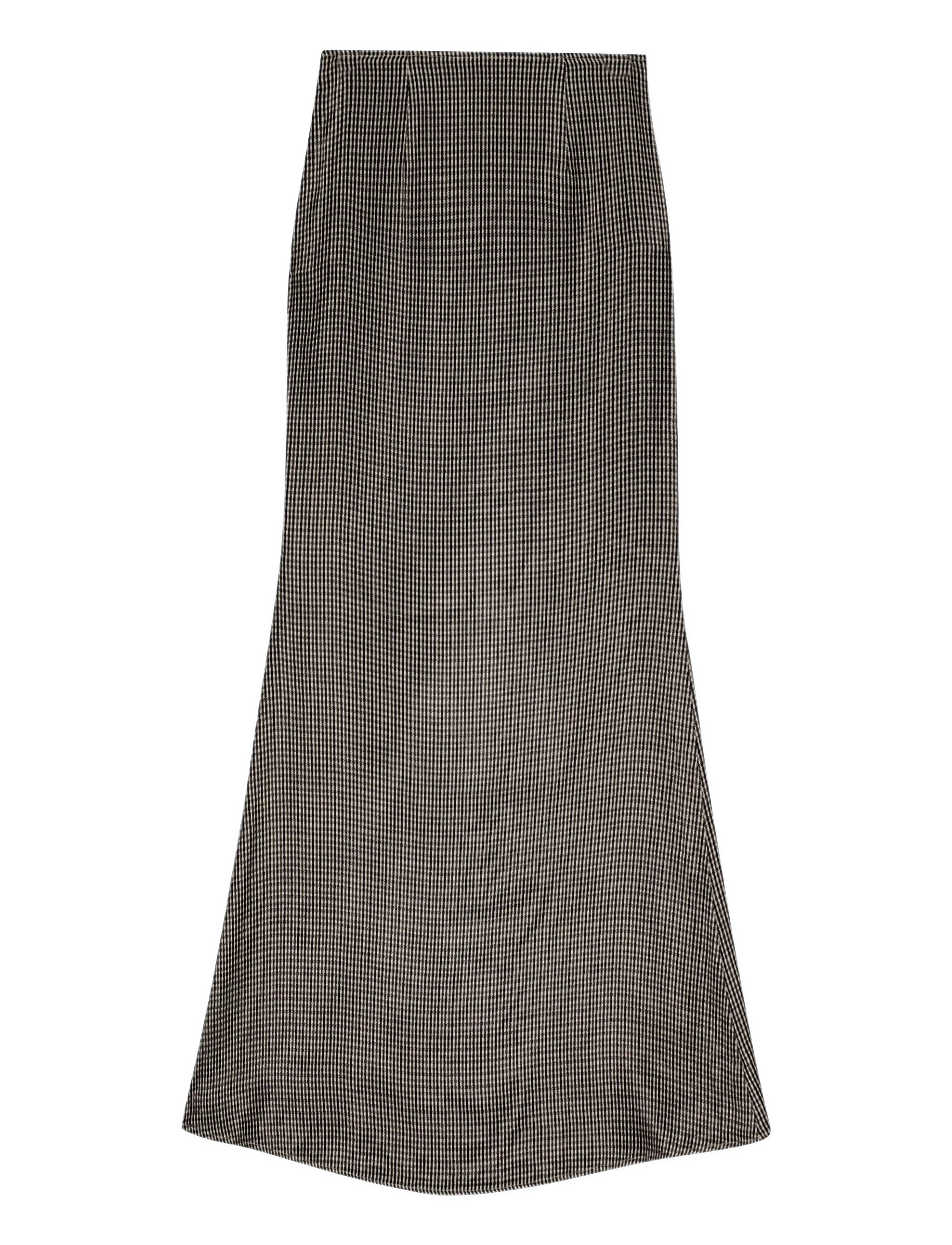 REMAIN Birger Christensen - MAXI CHECK SKIRT - maksiseelikud - timber wolf comb, - 2