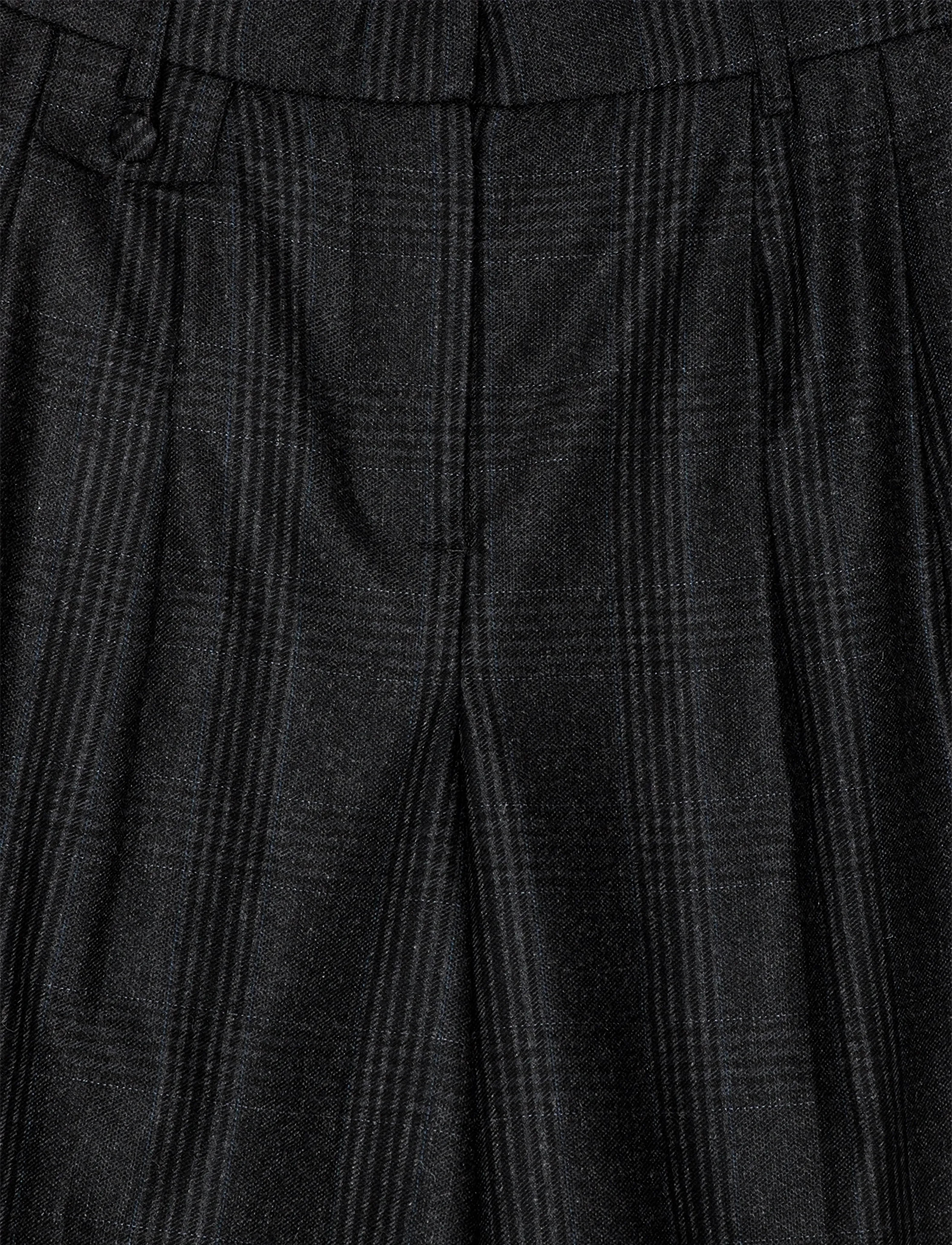 REMAIN Birger Christensen - WIDE LEG PANTS - caviar comb. - 5