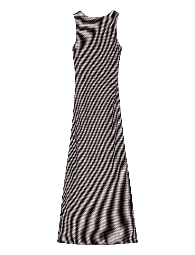 REMAIN Birger Christensen - MAXI CHECK DRESS - festkjoler - timber wolf comb, - 2