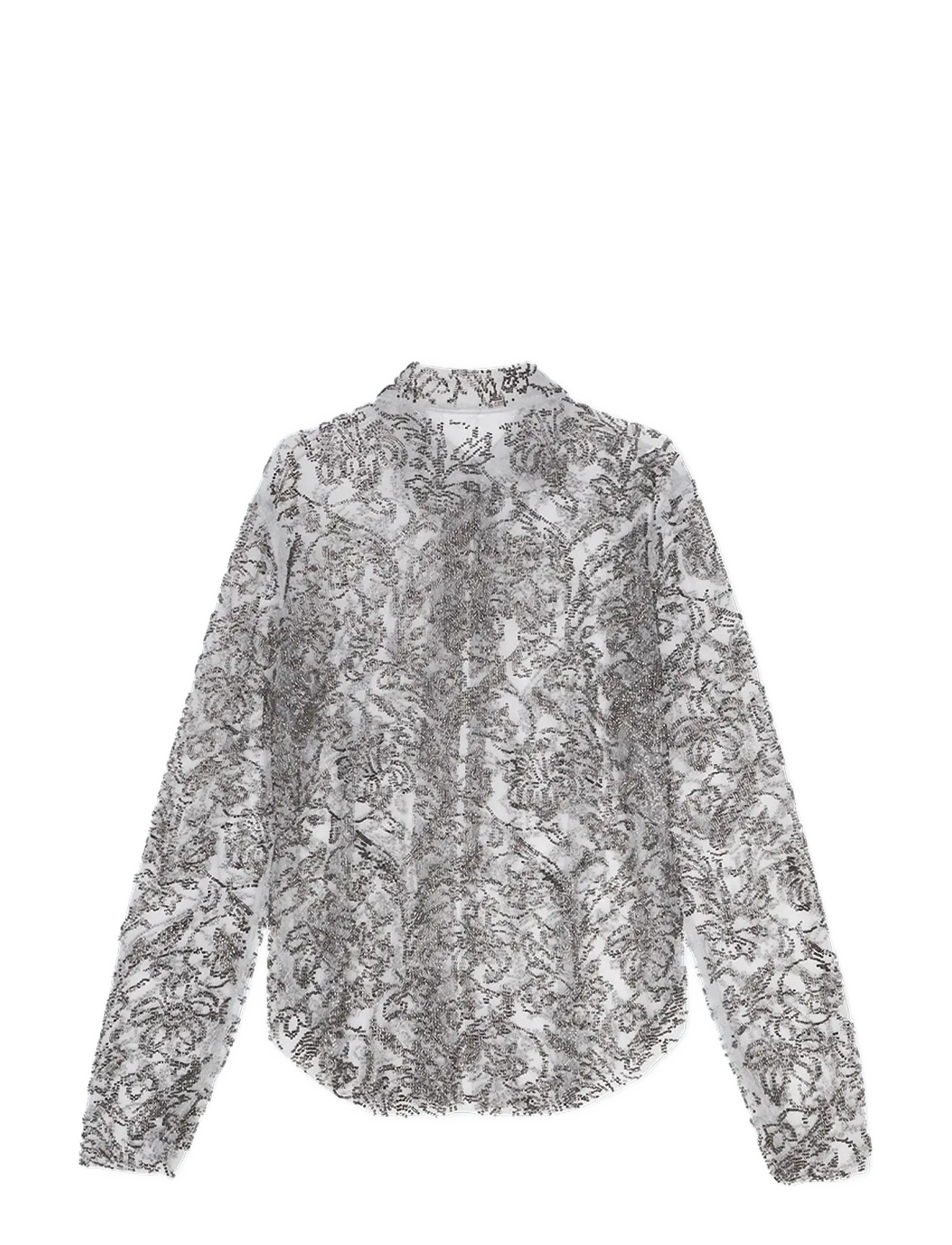 REMAIN Birger Christensen - OPEN FRONT SHIRT - charcoal gray - 2