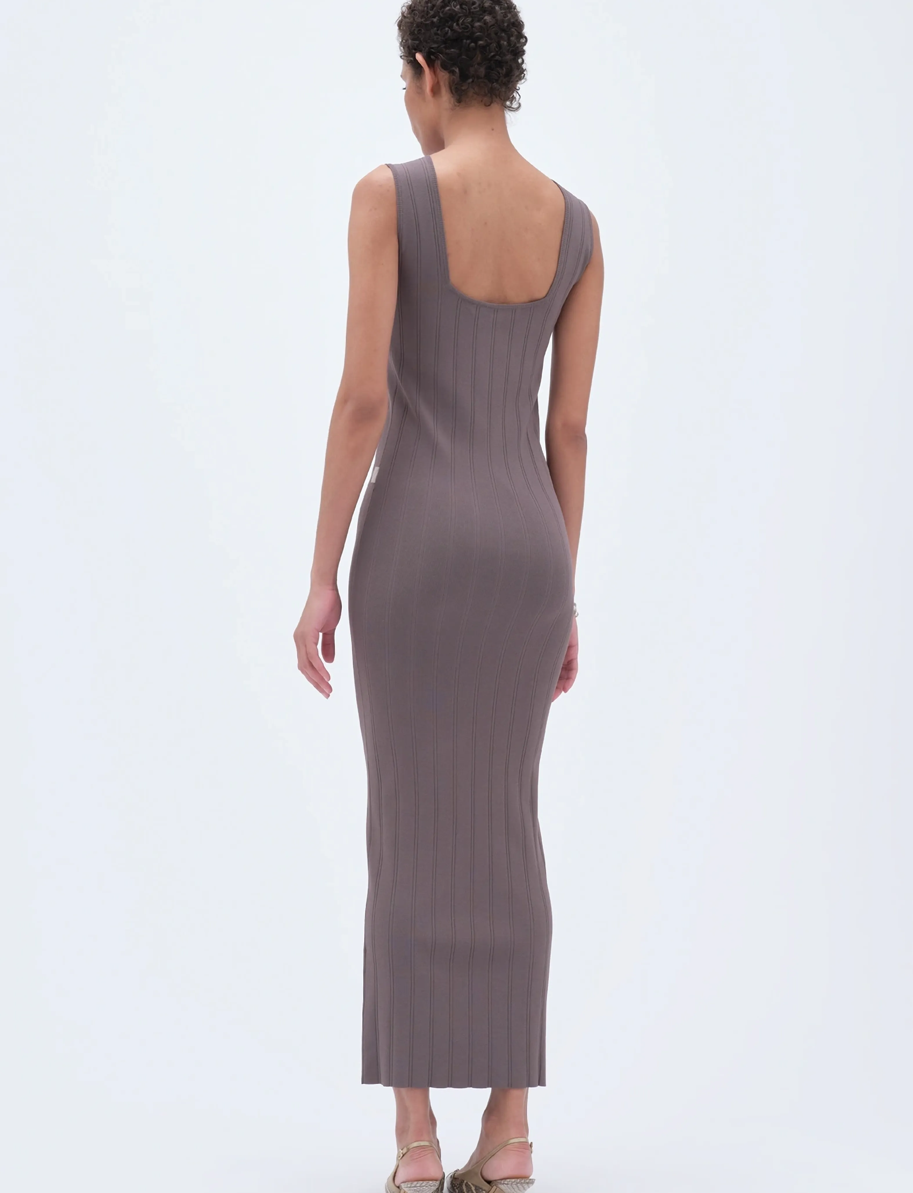 REMAIN Birger Christensen - SLEEVELESS MAXI DRESS - plum kitten - 3