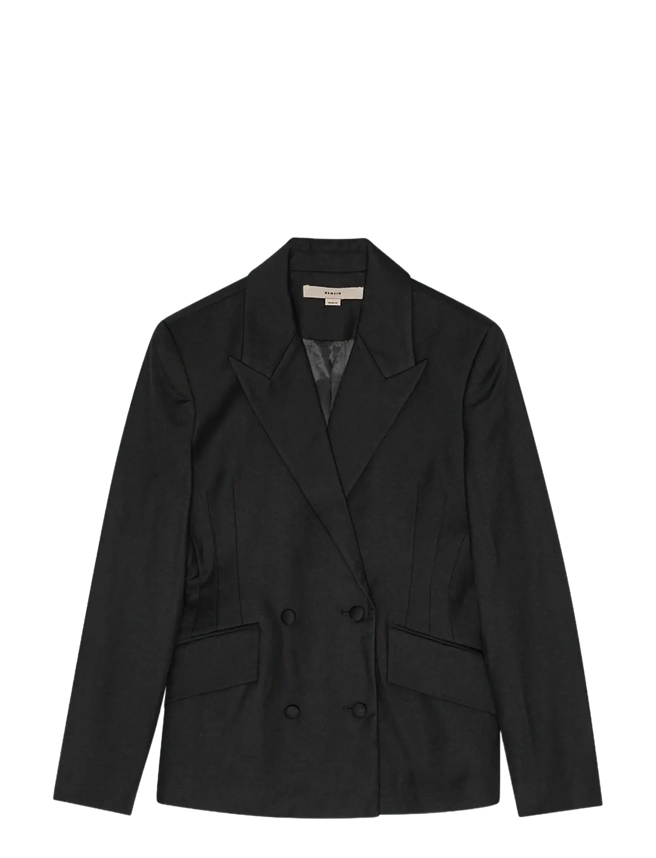REMAIN Birger Christensen Fitted Blazer - REMAIN Birger Christensen - BLACK / black
