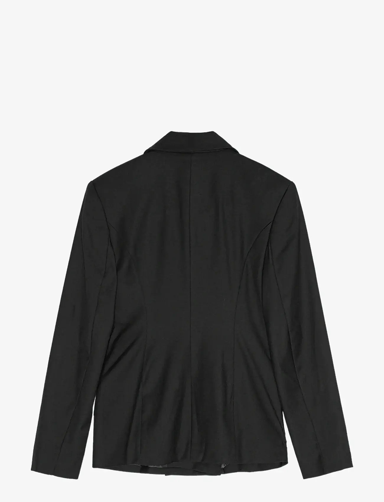REMAIN Birger Christensen - Fitted Blazer - dobbeltradede blazere - black - 2