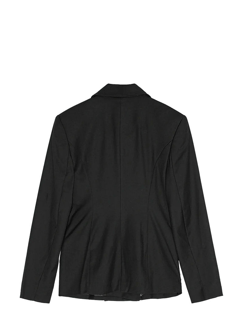 REMAIN Birger Christensen - Fitted Blazer - dobbeltradede blazere - black - 2