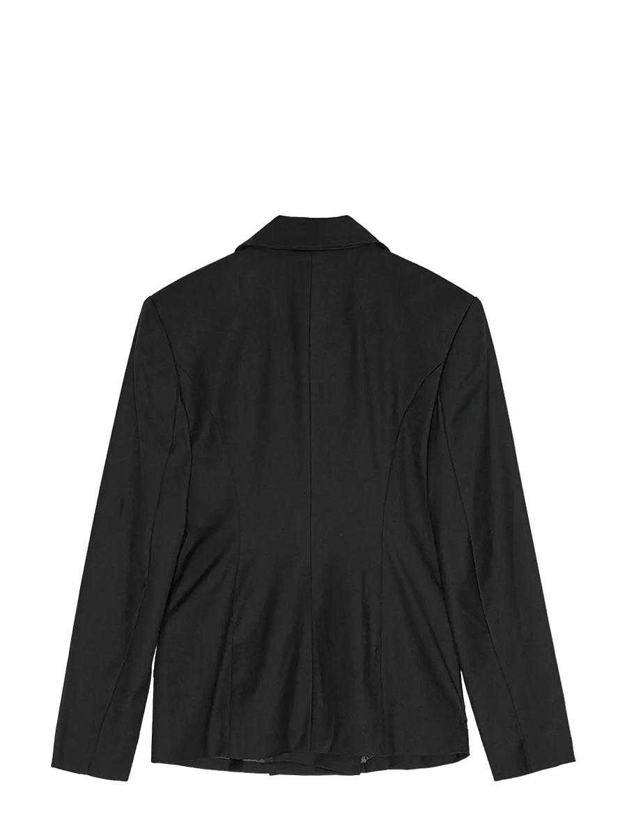 REMAIN Birger Christensen - Fitted Blazer - double breasted blazers - black - 2