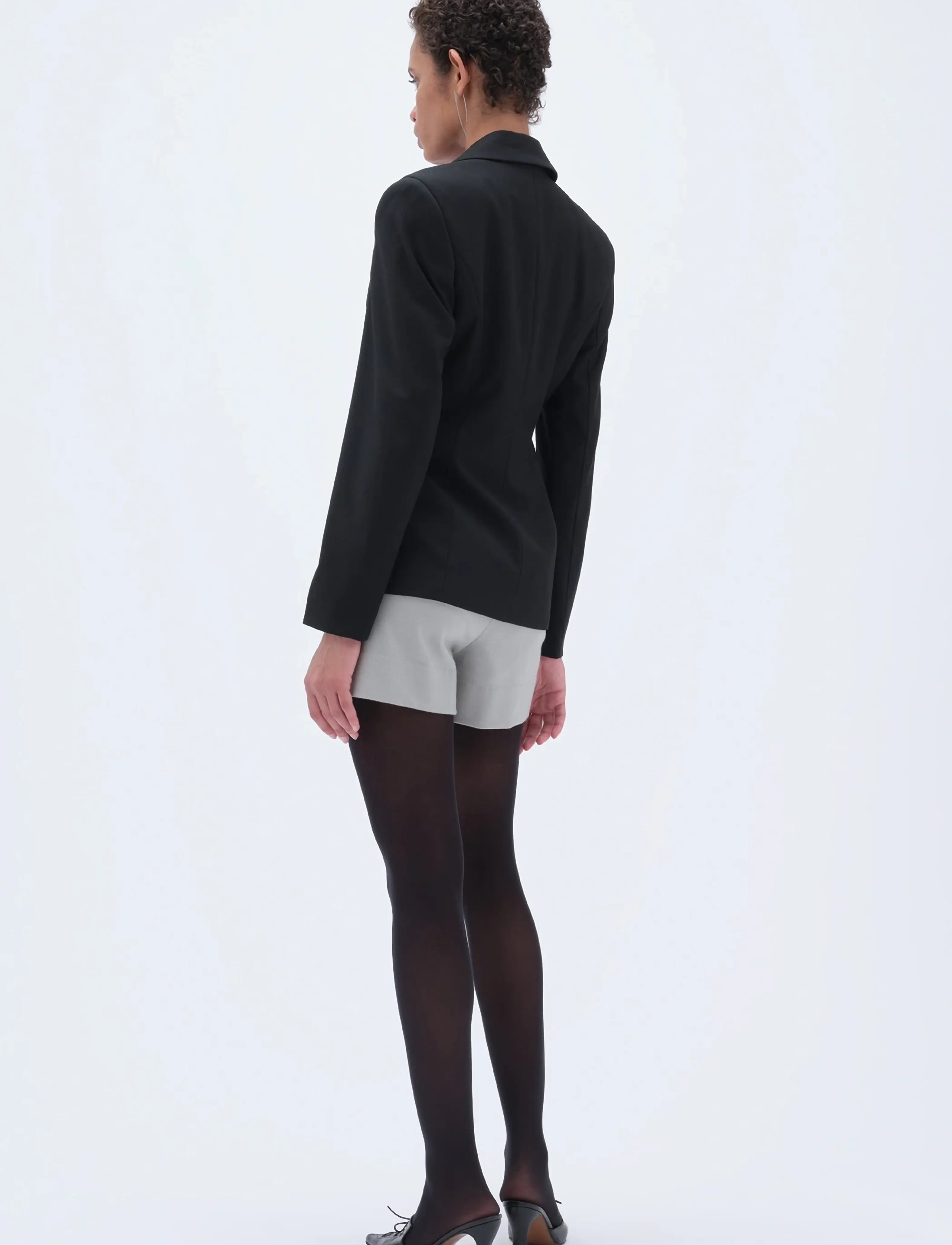 REMAIN Birger Christensen - Fitted Blazer - festmode zu outlet-preisen - black - 3