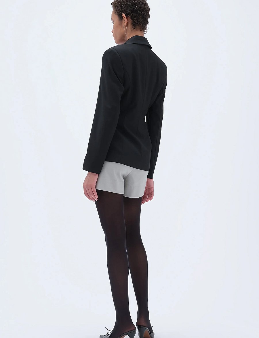 REMAIN Birger Christensen - Fitted Blazer - double breasted blazers - black - 3