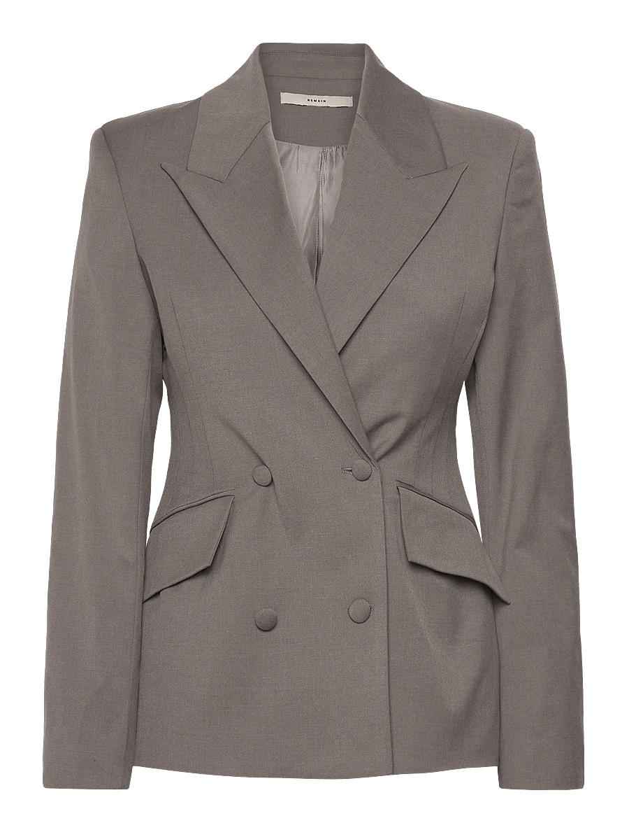 REMAIN Birger Christensen - Fitted Blazer - falcon - 0
