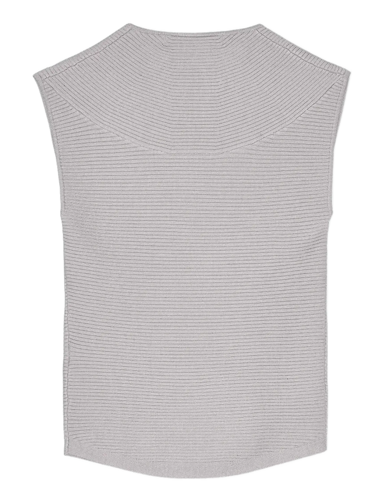 REMAIN Birger Christensen - RIB KNIT TOP - opal gray - 2