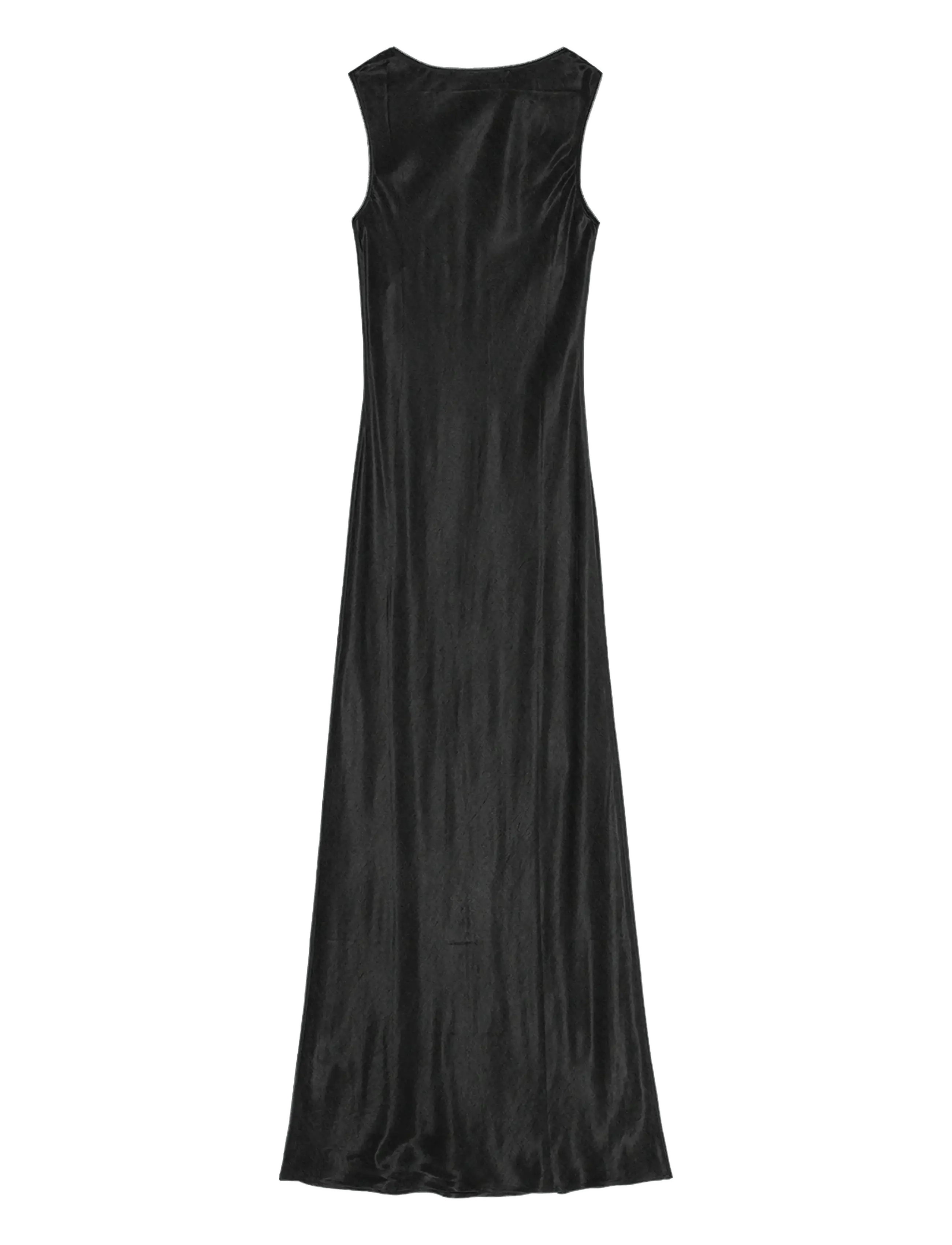 REMAIN Birger Christensen - MAXI BIAS CUT DRESS - black - 2