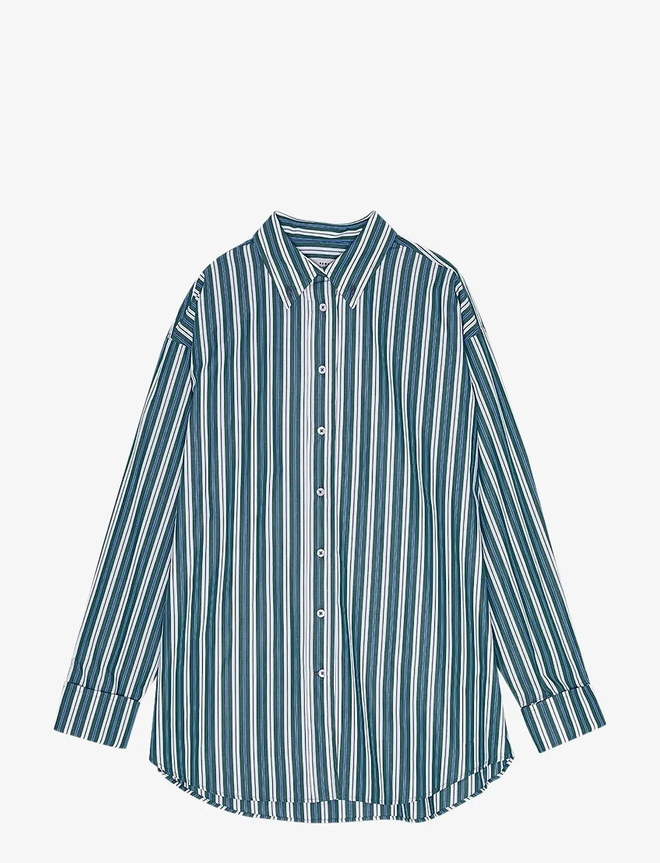 REMAIN Birger Christensen - OVERSIZE SHIRT - langærmede skjorter - rain forest comb. - 1