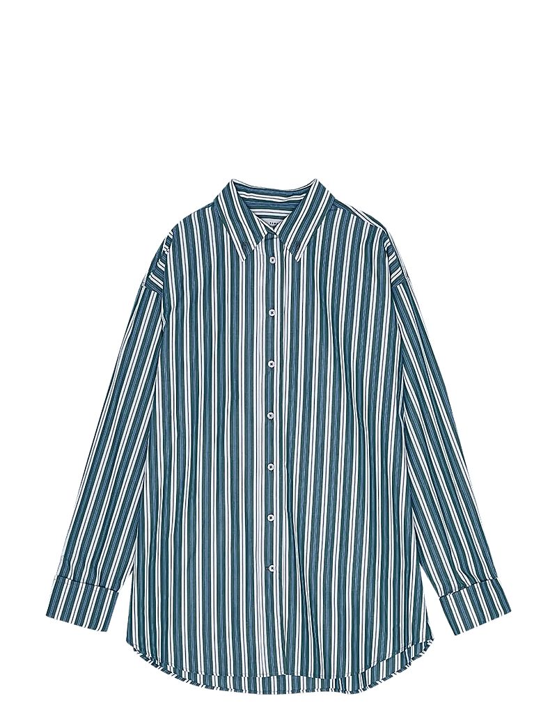 REMAIN Birger Christensen - OVERSIZE SHIRT - langærmede skjorter - rain forest comb. - 1
