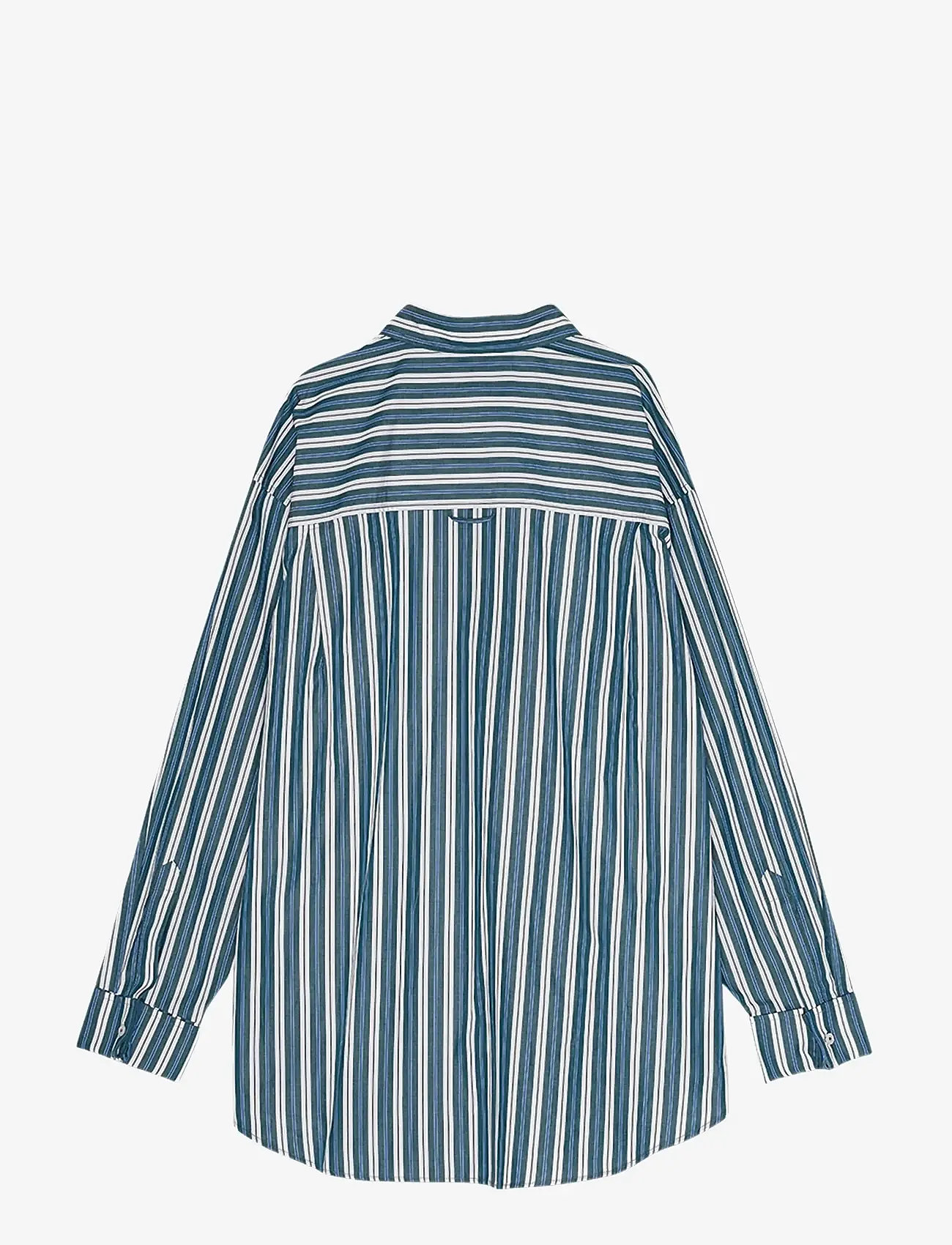 REMAIN Birger Christensen - OVERSIZE SHIRT - langærmede skjorter - rain forest comb. - 2