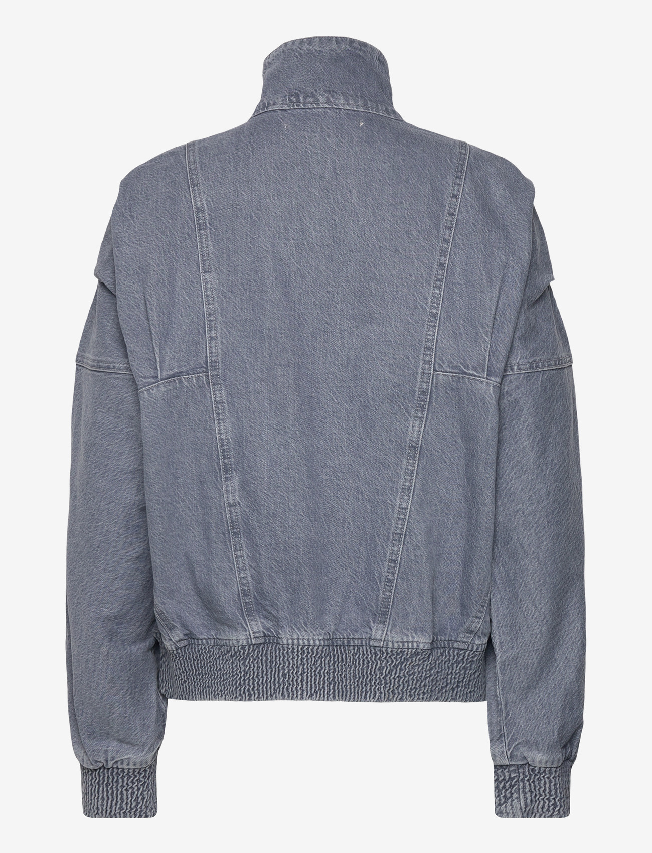 REMAIN Birger Christensen - BAT SLEEVE DENIM JACKET - lette jakker - dusty blue - 1