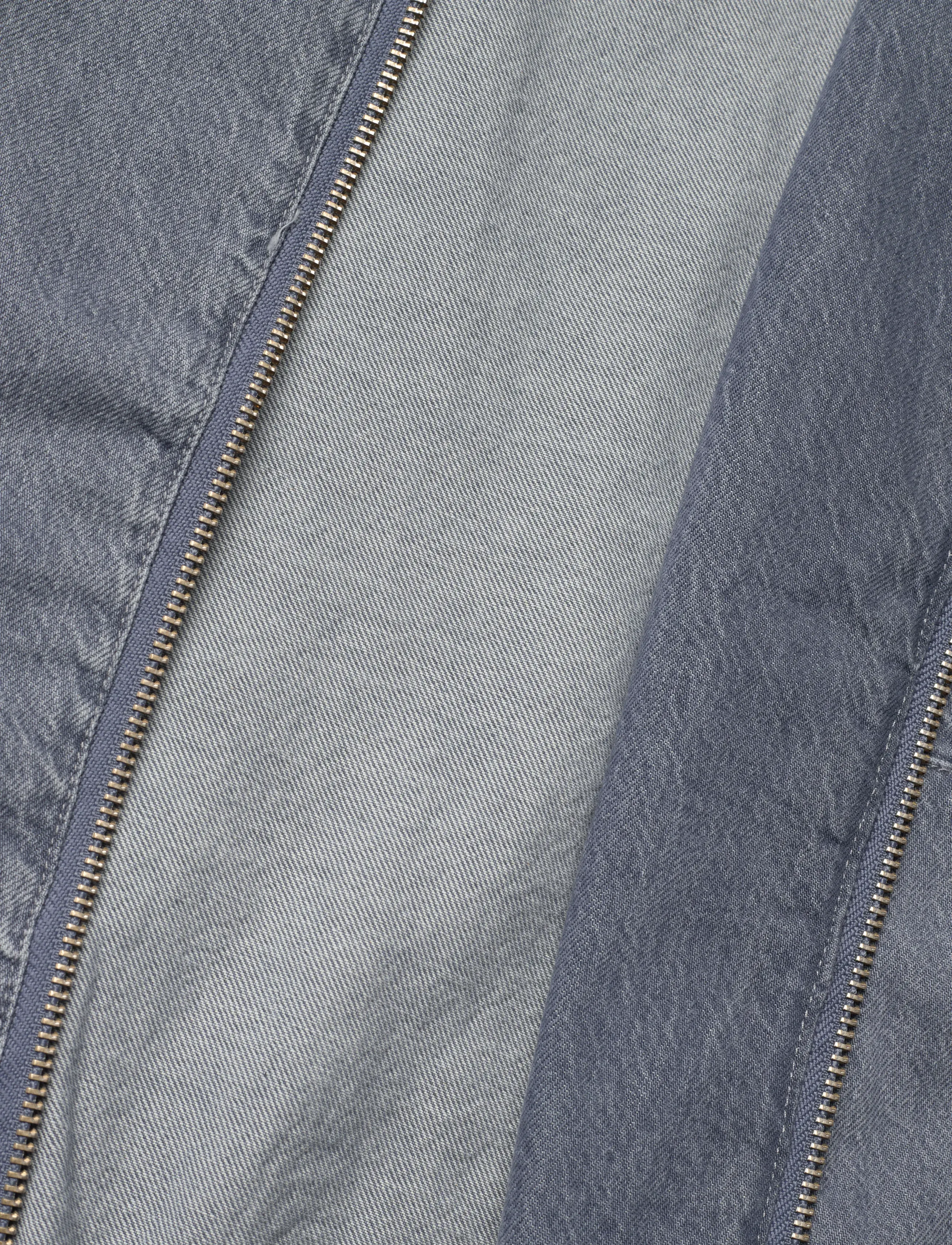 REMAIN Birger Christensen - BAT SLEEVE DENIM JACKET - lette jakker - dusty blue - 5