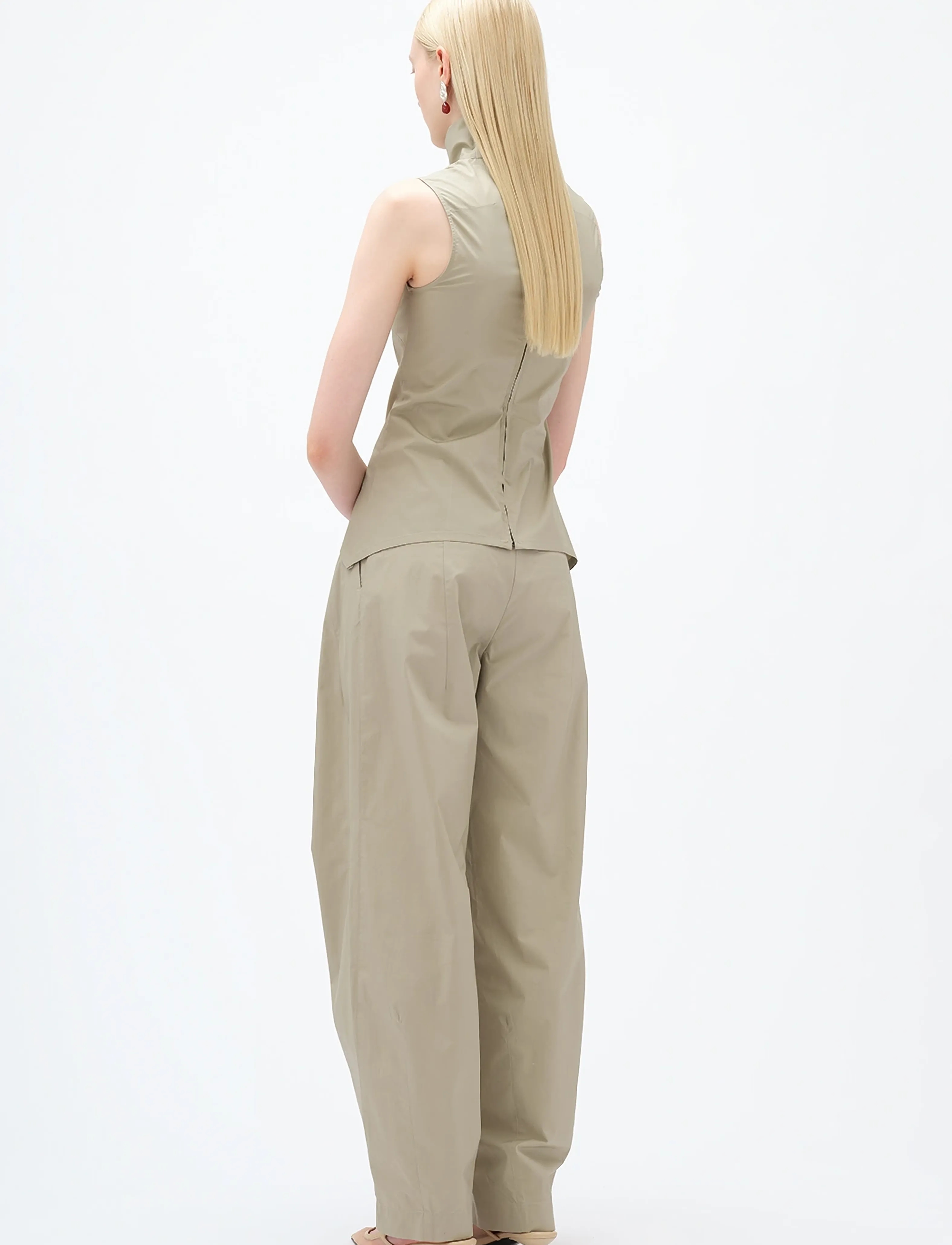 REMAIN Birger Christensen - HIGH NECK TOP - seneca rock - 3