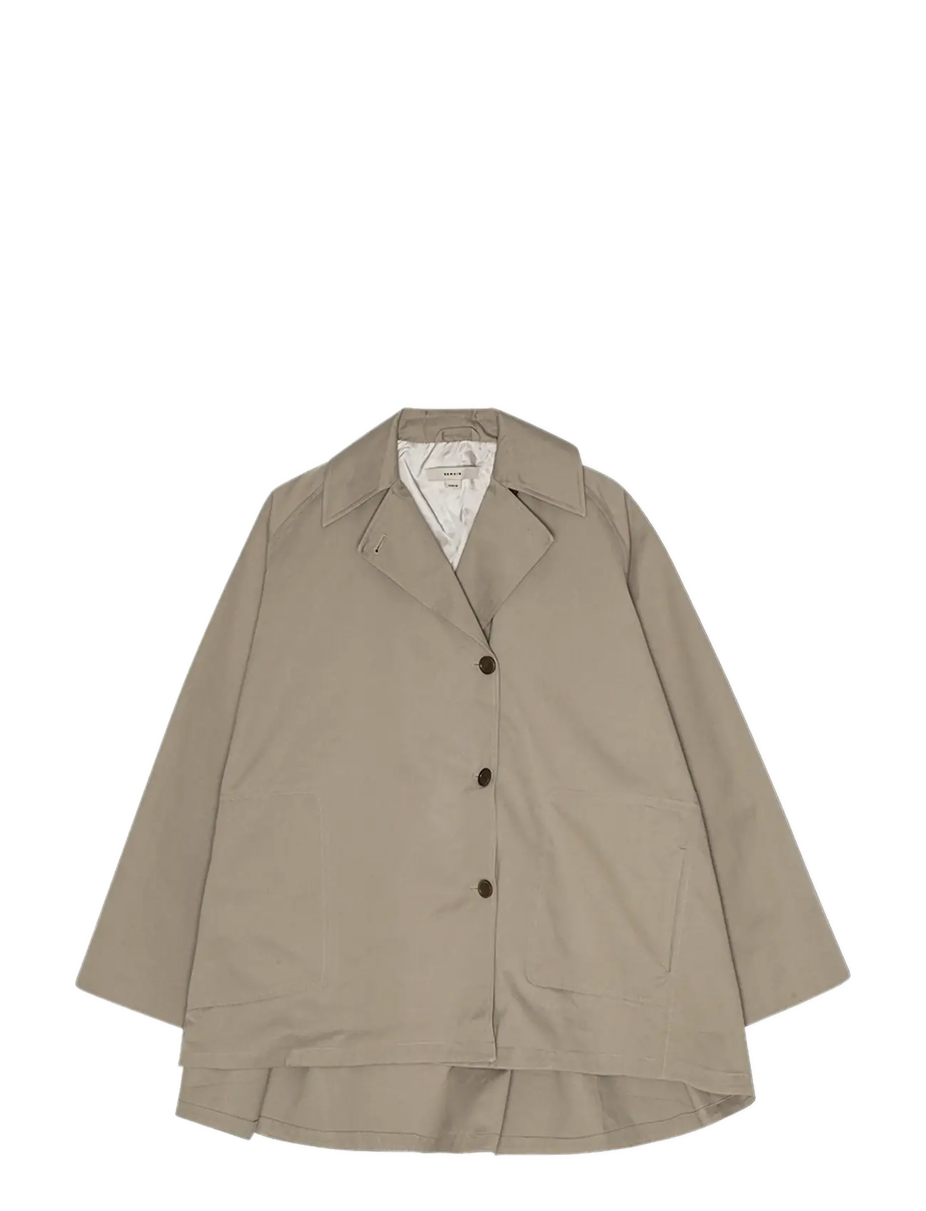 REMAIN Birger Christensen SHORT WIDE JACKET - Quiltede jakker - CROCKERY / beige
