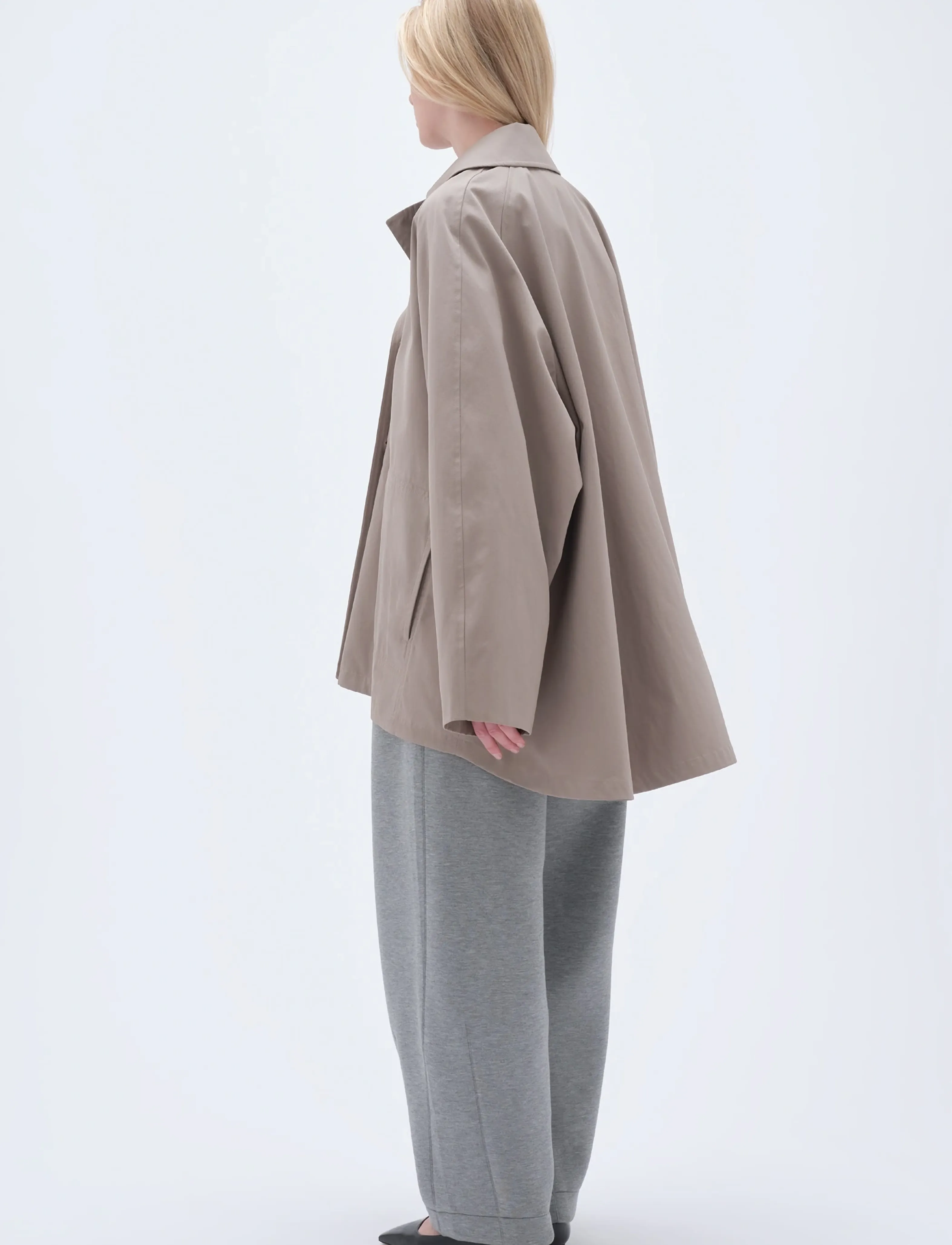 REMAIN Birger Christensen - SHORT WIDE JACKET - frühlingsjacken - crockery - 3