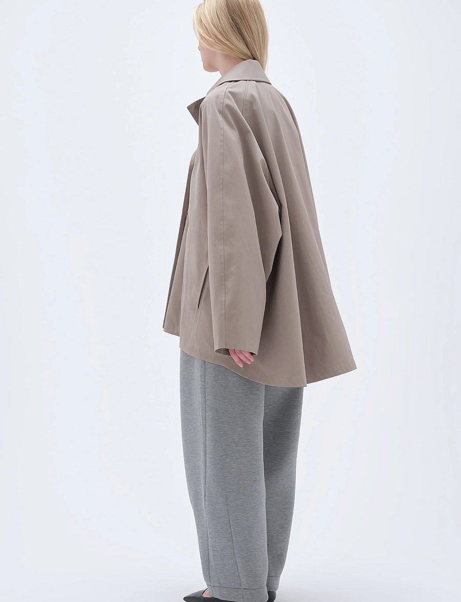 REMAIN Birger Christensen - SHORT WIDE JACKET - spring jackets - crockery - 3