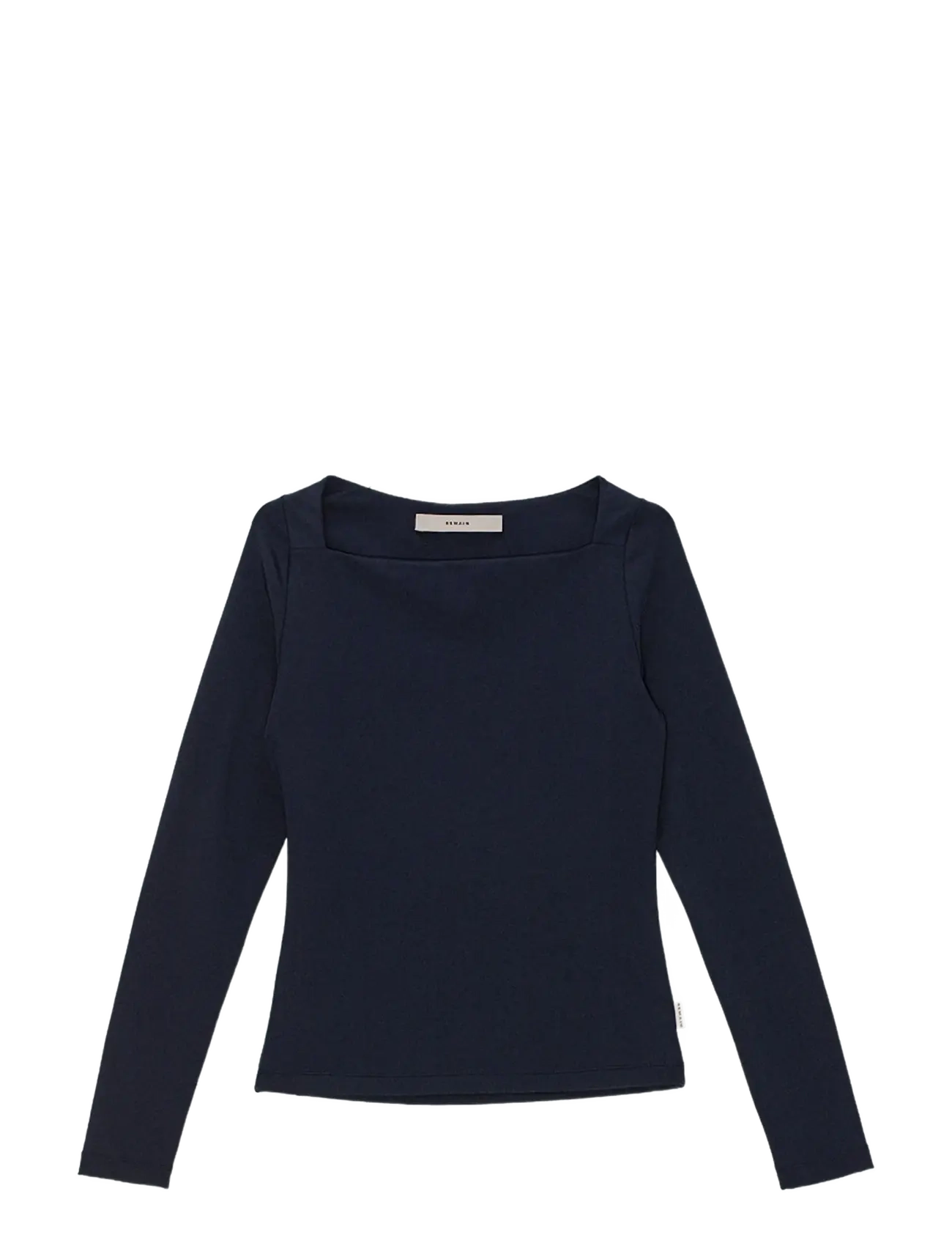 REMAIN Birger Christensen LONG SLEEVE JERSEY TOP - T-Shirts & Tops - VULCAN / navy