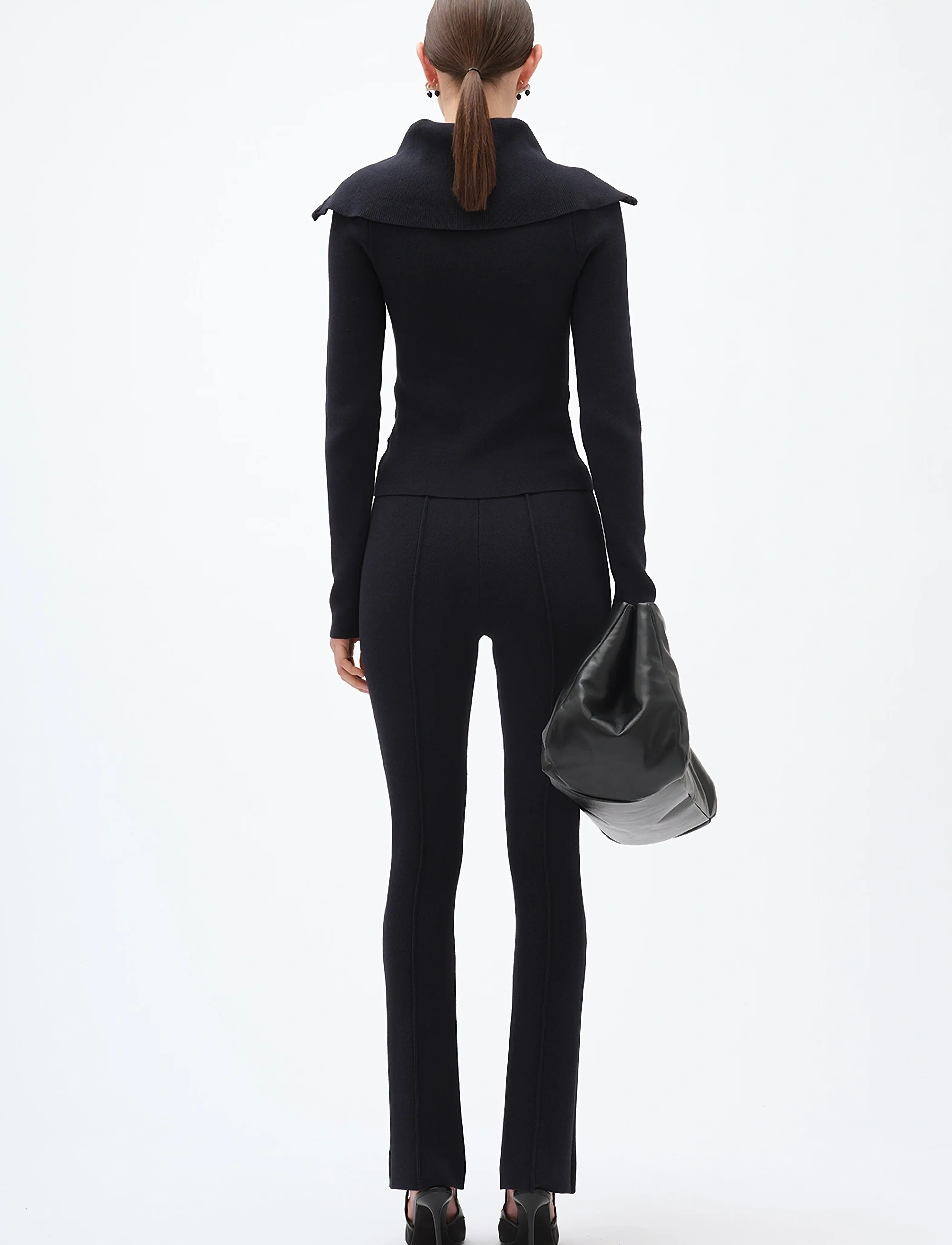 REMAIN Birger Christensen - KNIT LEGGINGS - vulcan - 3