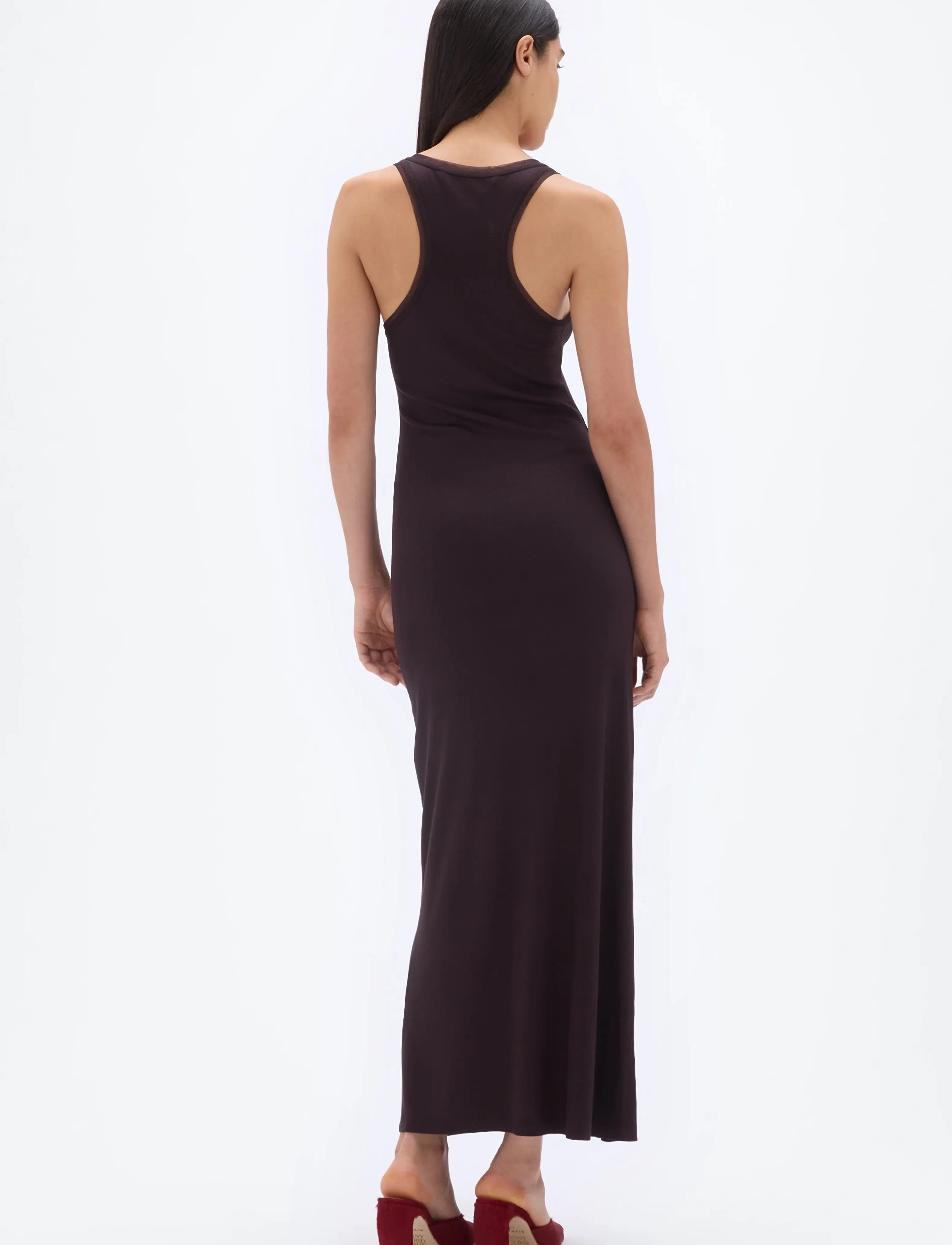 REMAIN Birger Christensen - MESH TRIM DRESS - sassafras - 3