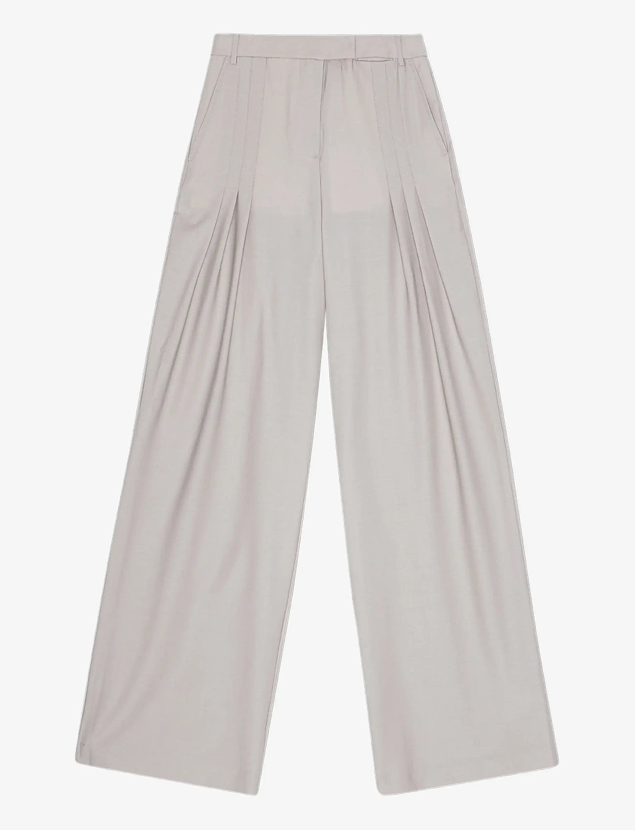 REMAIN Birger Christensen - WIDE SUITING PANTS - nacreous clouds - 1