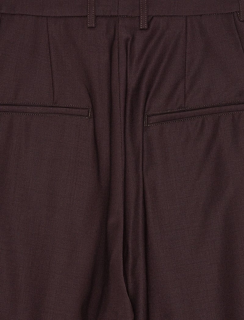 REMAIN Birger Christensen - WIDE SUITING PANTS - chocolate plum (brown) - 2