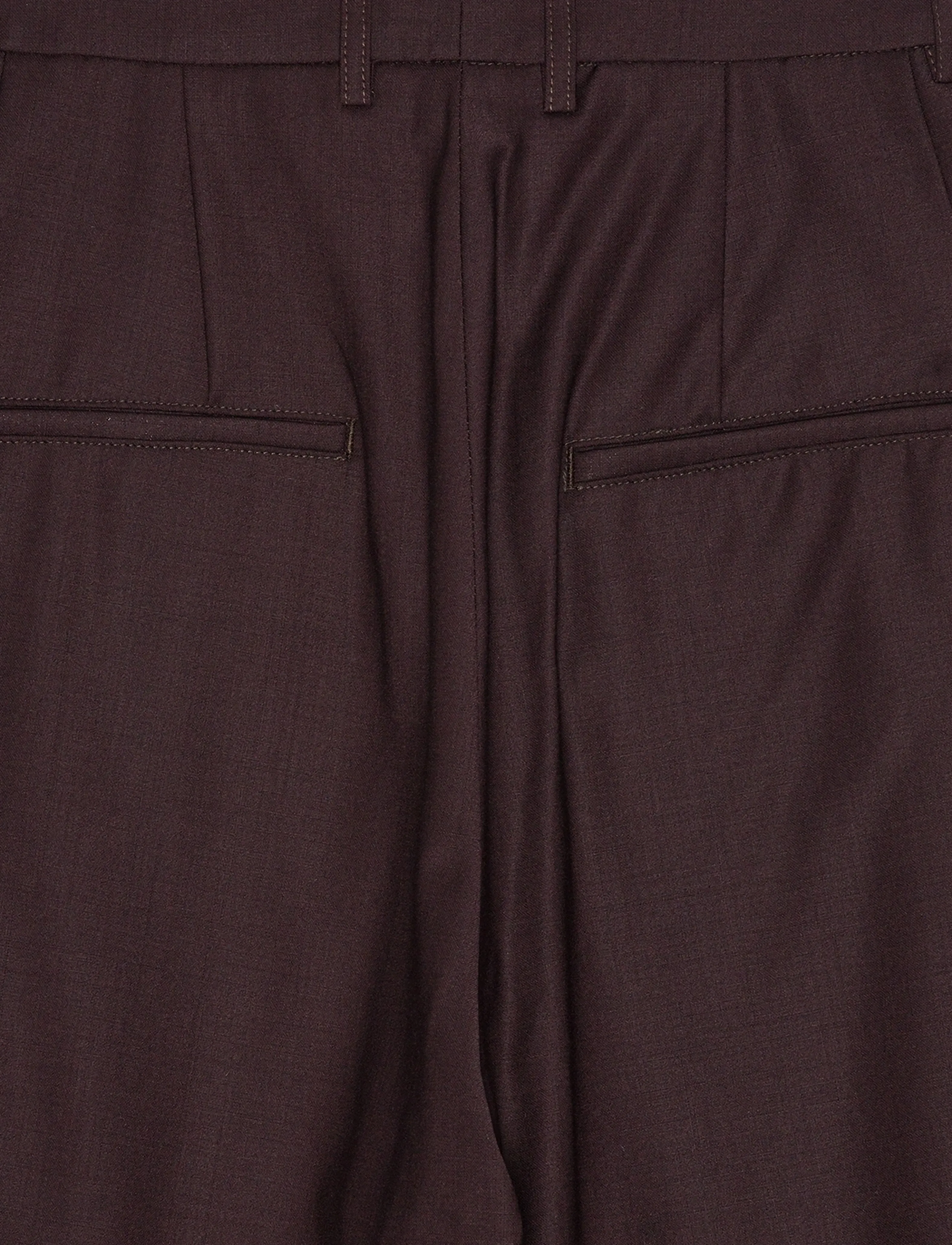 REMAIN Birger Christensen - WIDE SUITING PANTS - pidulikud püksid - chocolate plum (brown) - 2
