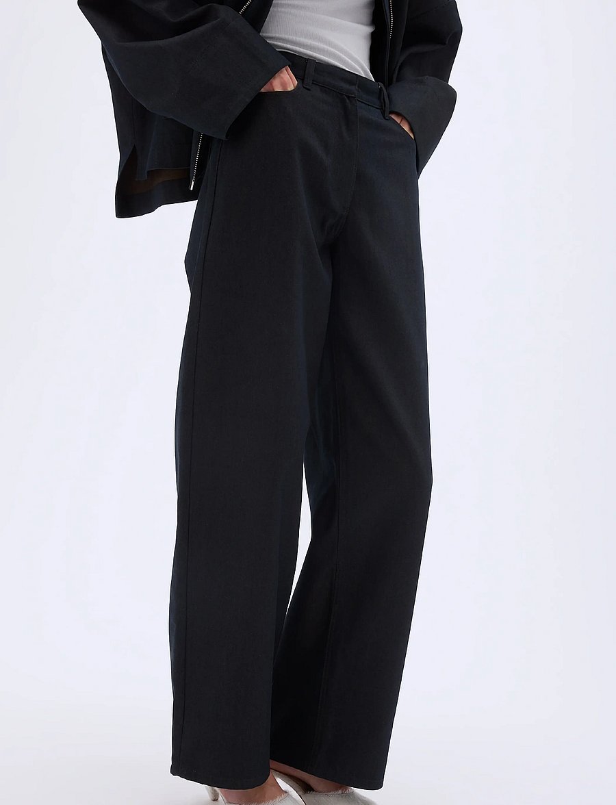 REMAIN Birger Christensen - COCOON DENIM PANTS - barrel jeans - espresso - 0