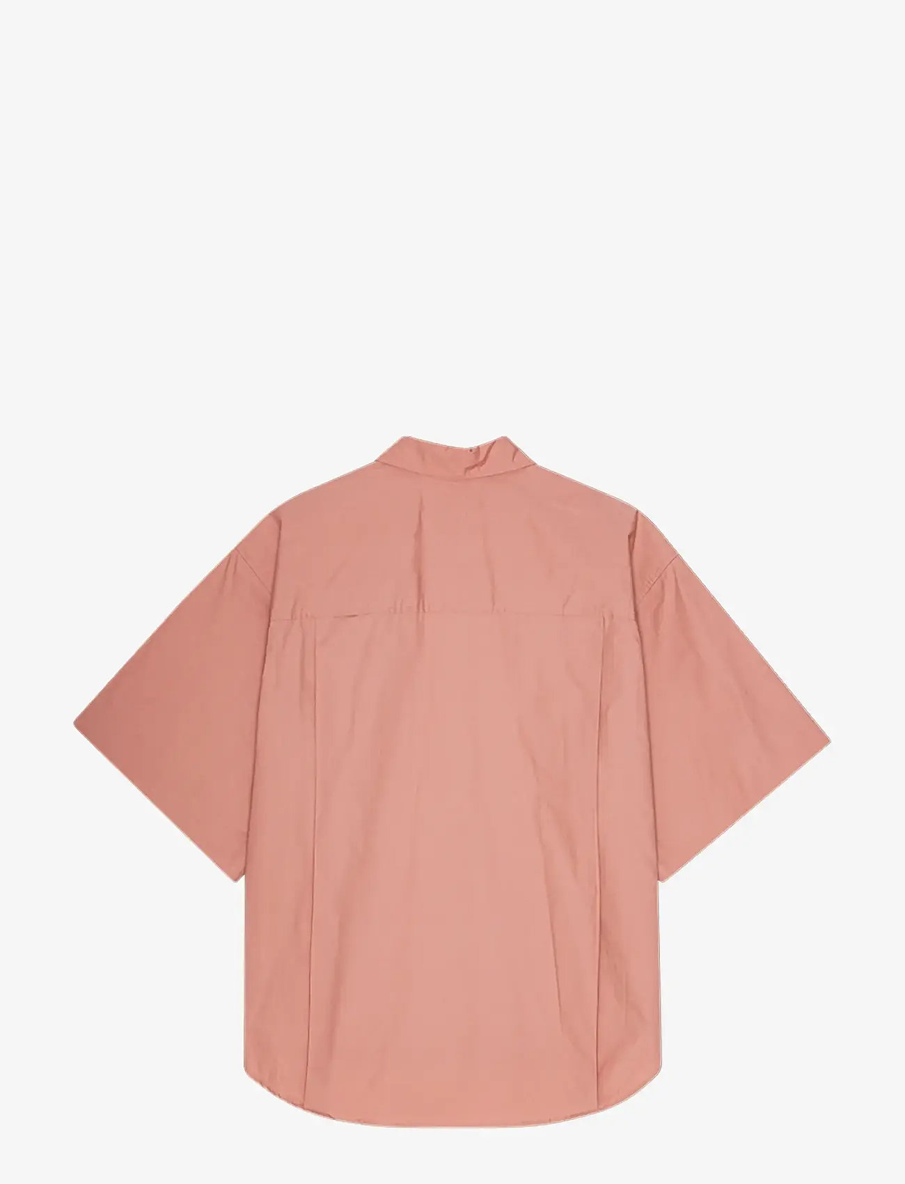 REMAIN Birger Christensen - OVERSIZED SHORT SLEEVE SHIRT - ash rose - 2