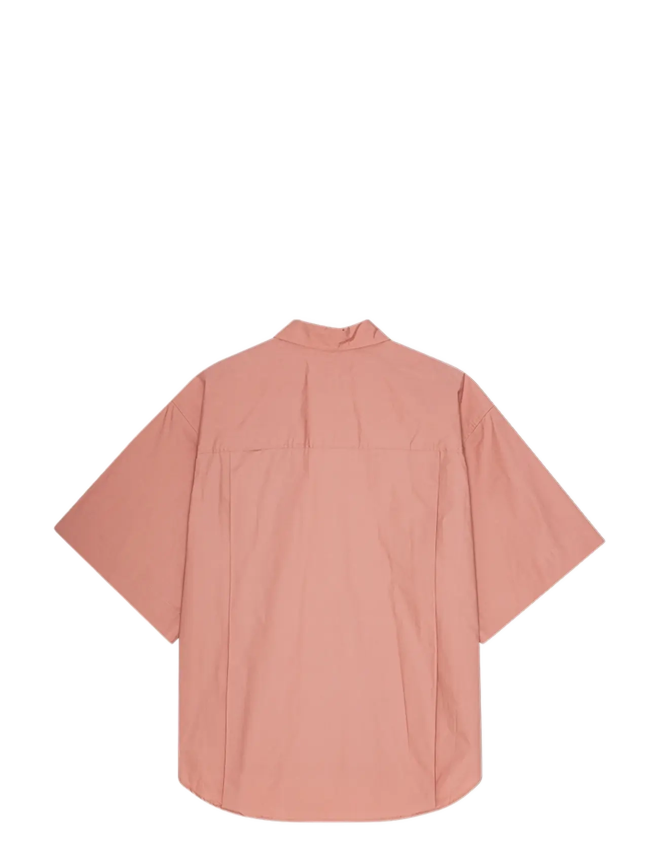 REMAIN Birger Christensen - OVERSIZED SHORT SLEEVE SHIRT - ash rose - 2