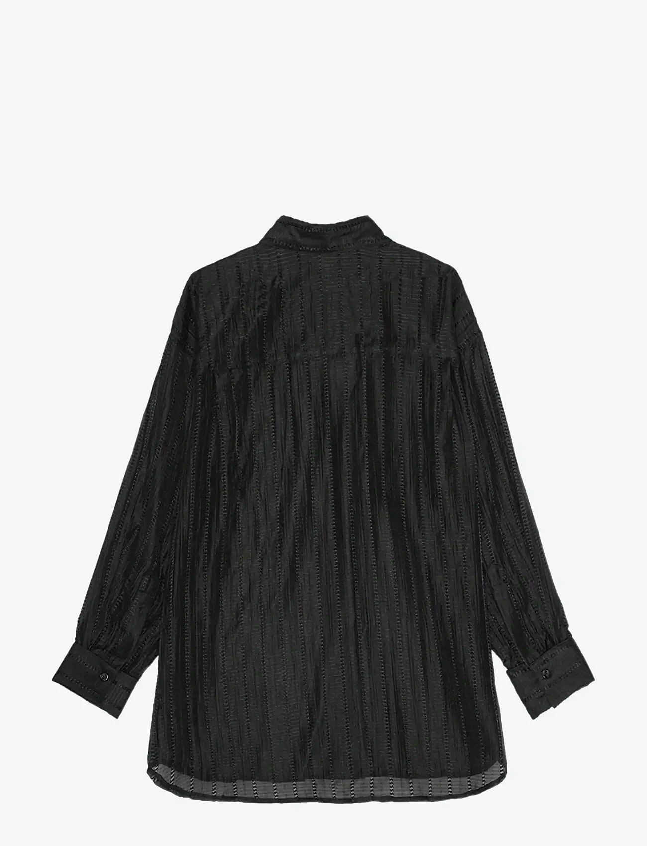REMAIN Birger Christensen - OVERSIZED SHIRT - pitkähihaiset kauluspaidat - black - 2