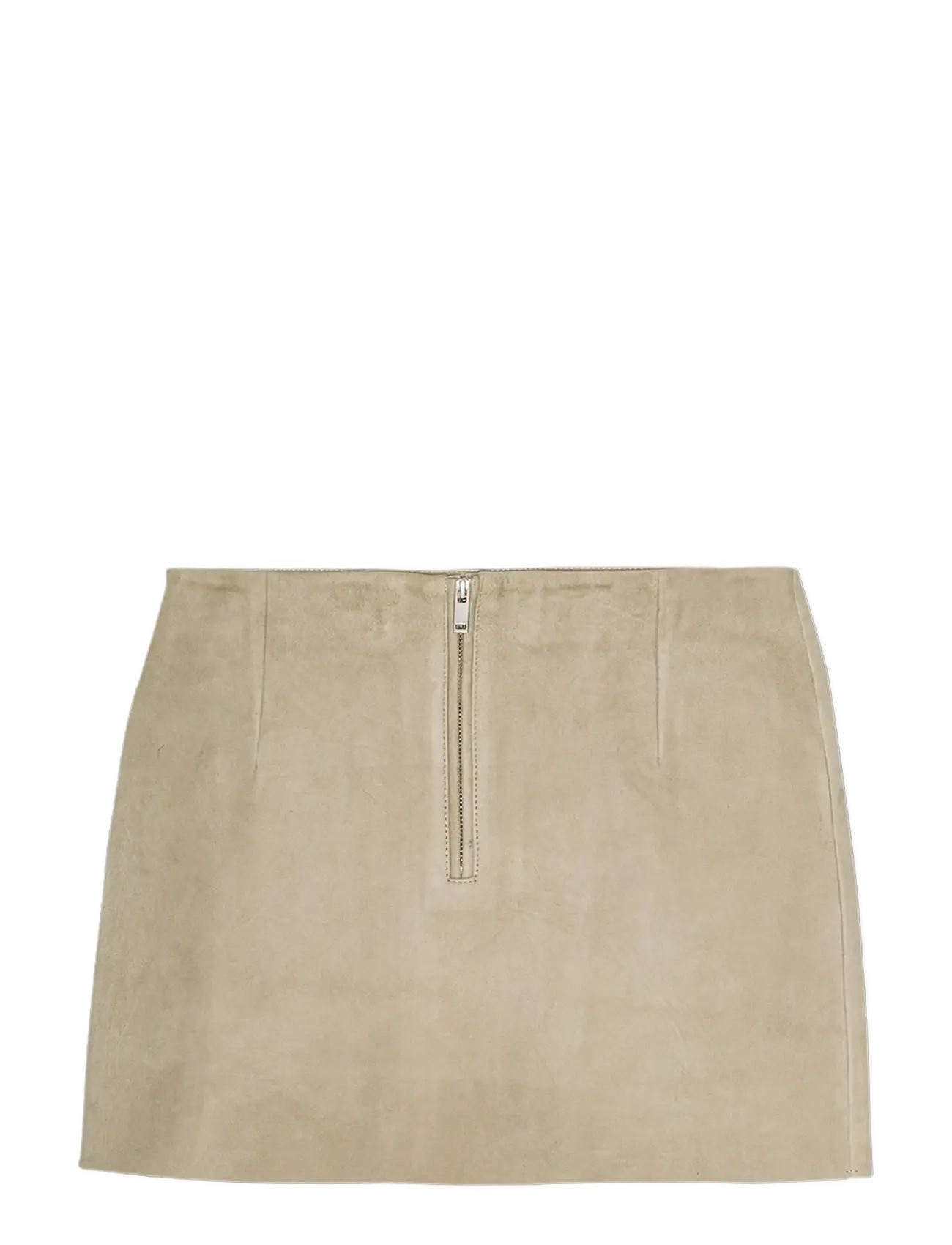 REMAIN Birger Christensen - BONDED LEATHER SKIRT - nomad - 1