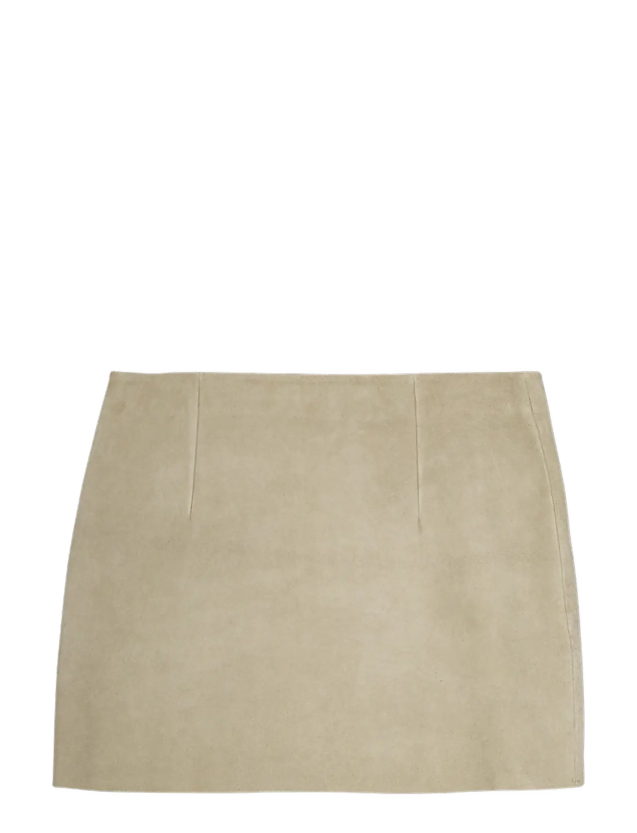 REMAIN Birger Christensen - BONDED LEATHER SKIRT - nomad - 2