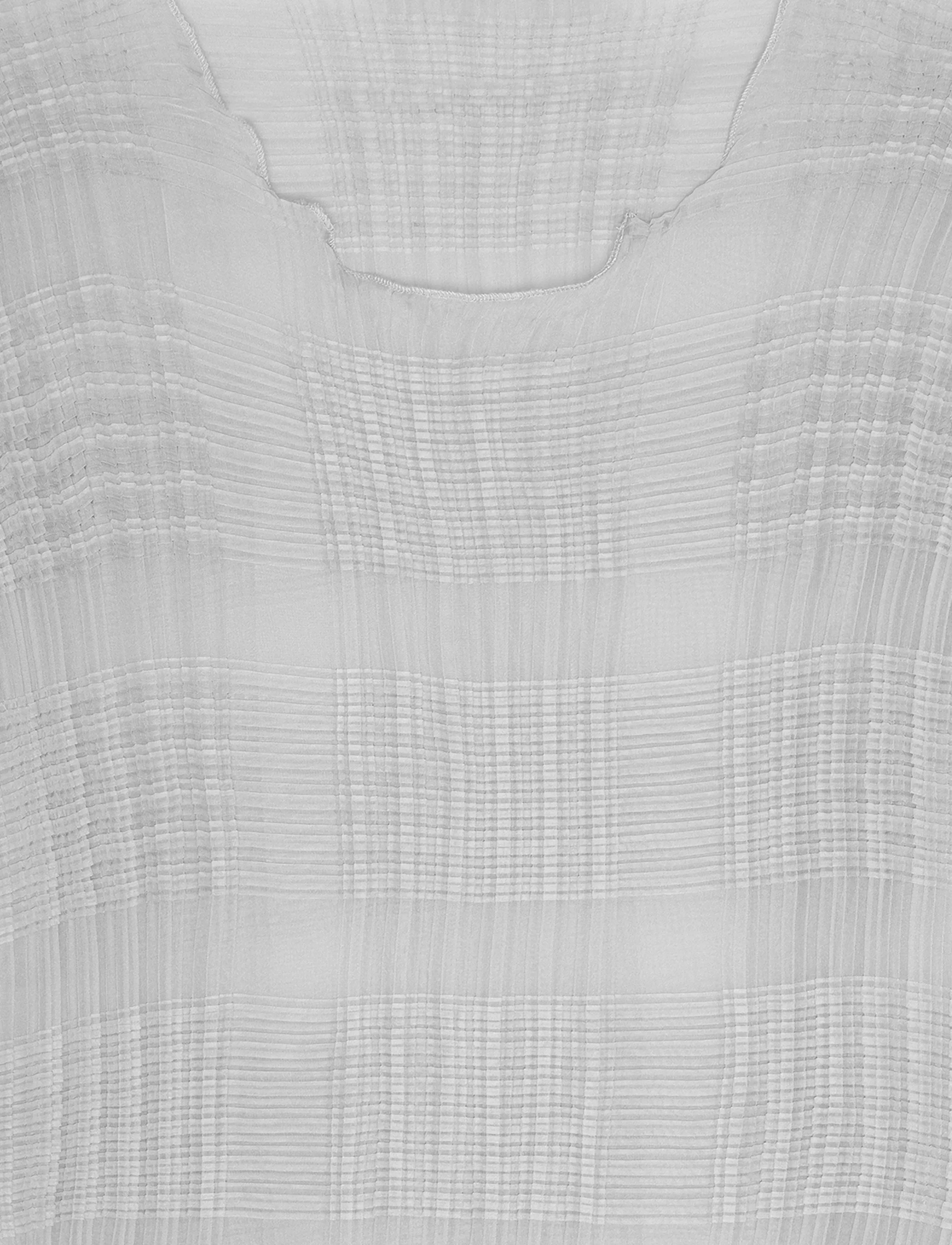REMAIN Birger Christensen - PLEATED CHIFFON TOP - antarctica - 5