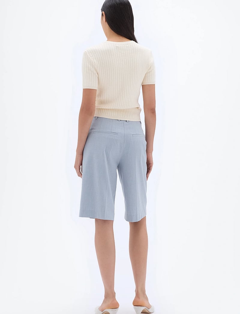 REMAIN Birger Christensen - SUITING BERMUDA SHORTS - chino-shorts - dusty blue - 3