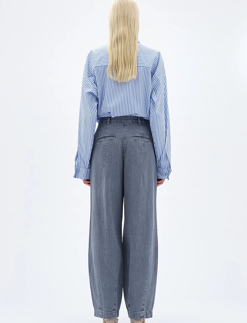 REMAIN Birger Christensen - COCOON DENIM PANTS - barrel jeans - dusty blue - 3