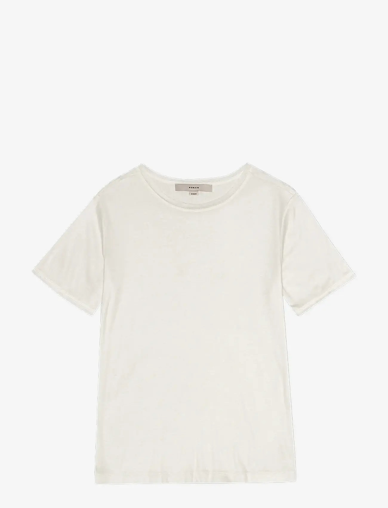REMAIN Birger Christensen - JERSEY TSHIRT - t-shirts - cloud dancer - 1