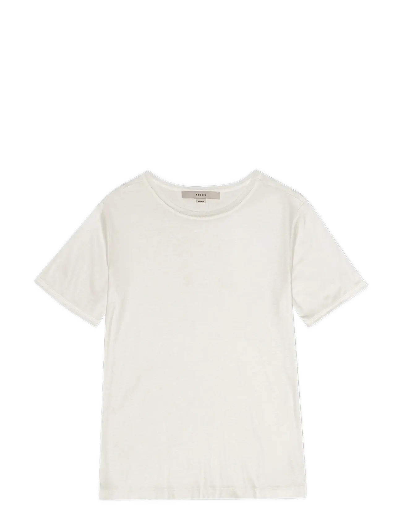 REMAIN Birger Christensen JERSEY TSHIRT - T-Shirts & Tops - CLOUD DANCER / white