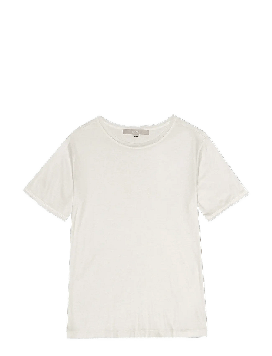 REMAIN Birger Christensen - JERSEY TSHIRT - cloud dancer - 1