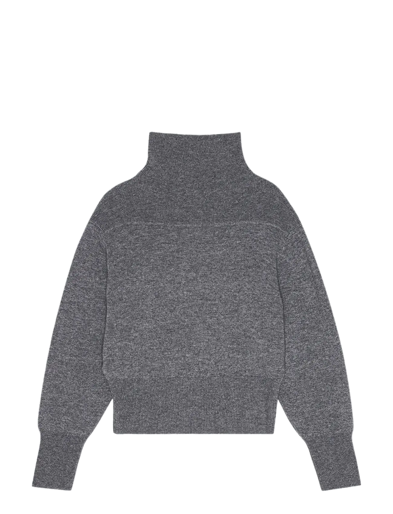 REMAIN Birger Christensen - HIGH NECK SWEATER - grey melange - 1