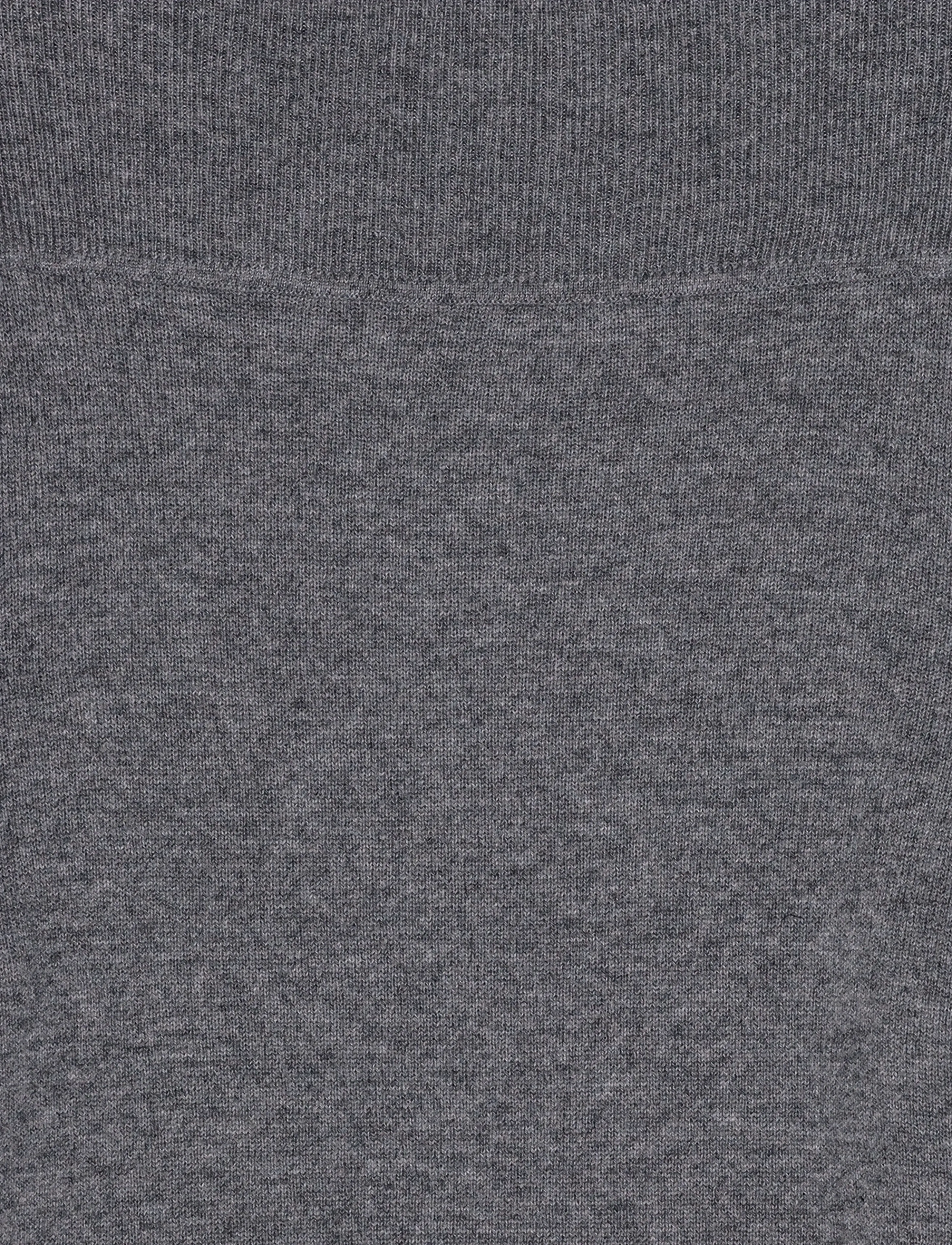 REMAIN Birger Christensen - HIGH NECK SWEATER - grey melange - 2