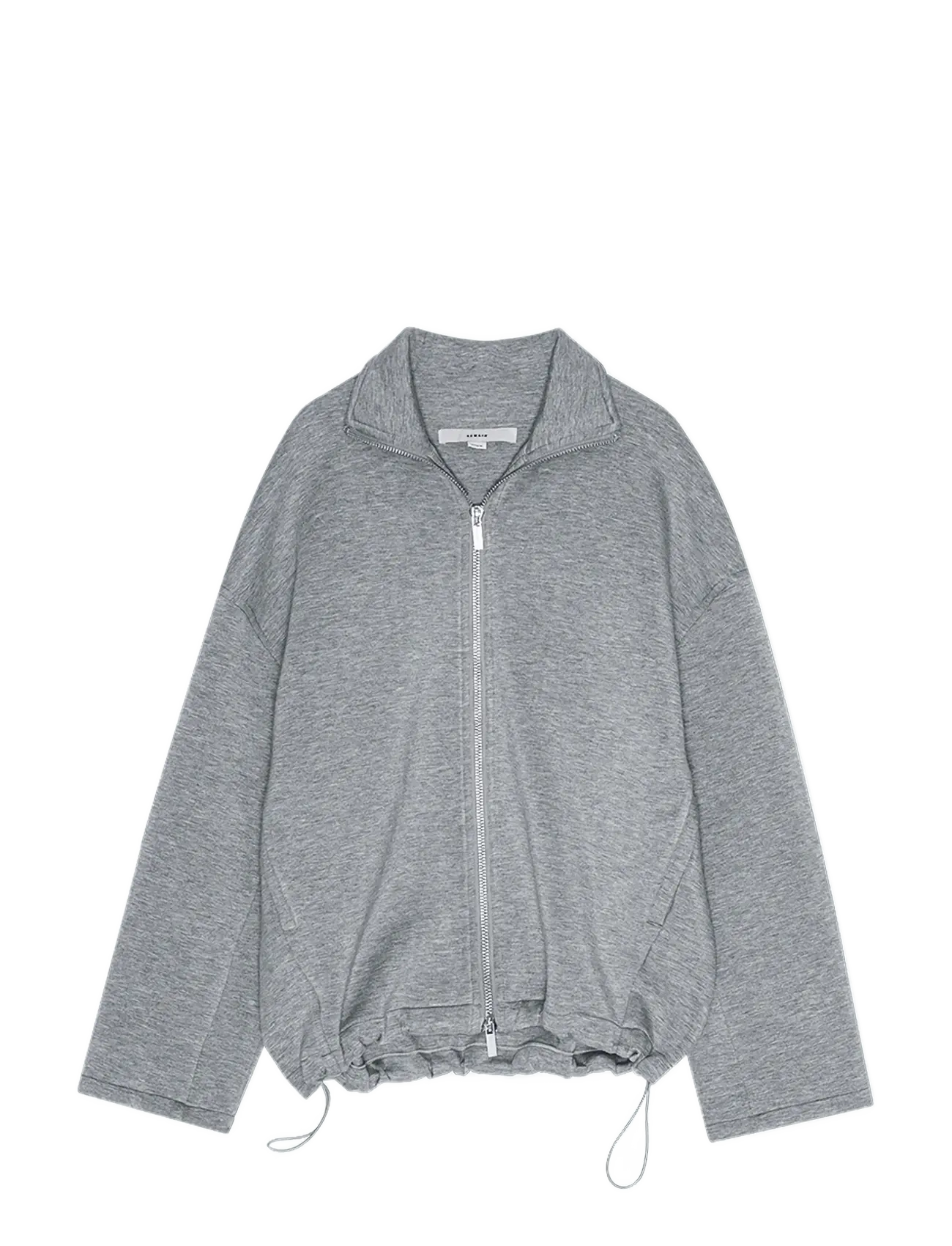 REMAIN Birger Christensen SOFT ZIPPED JACKET - Sweatshirts - GREY MELANGE / grey