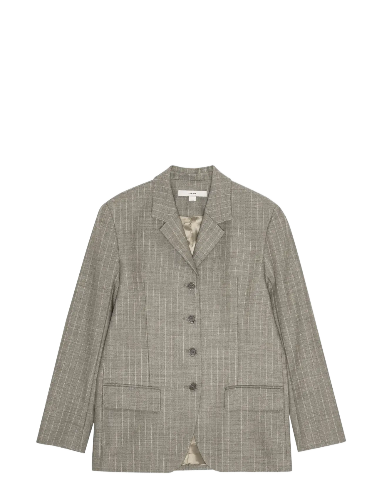 REMAIN Birger Christensen BOXY OVERSIZED BLAZER - Basics - VETIVER / grey
