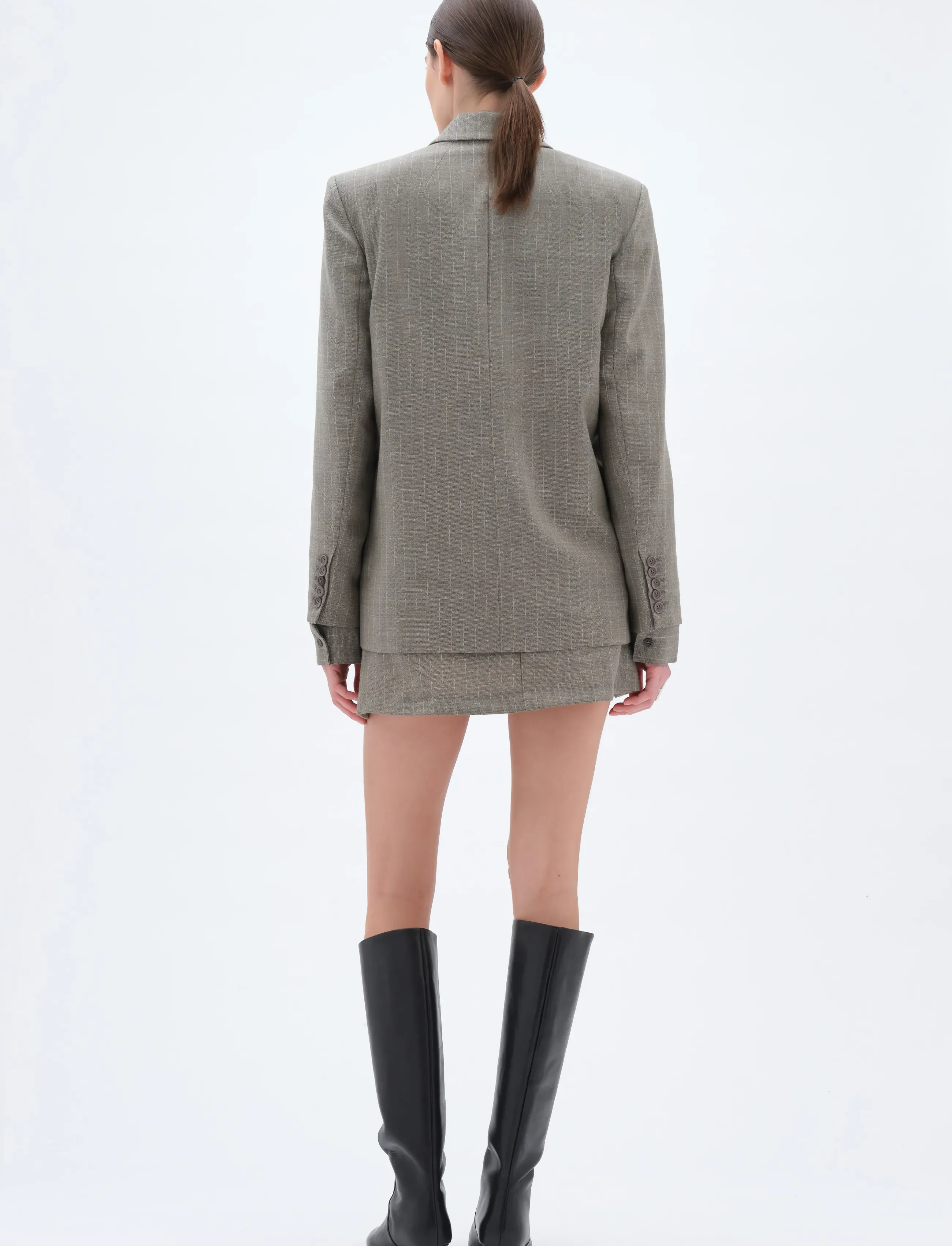 REMAIN Birger Christensen - BOXY OVERSIZED BLAZER - oversized blazere - vetiver - 3