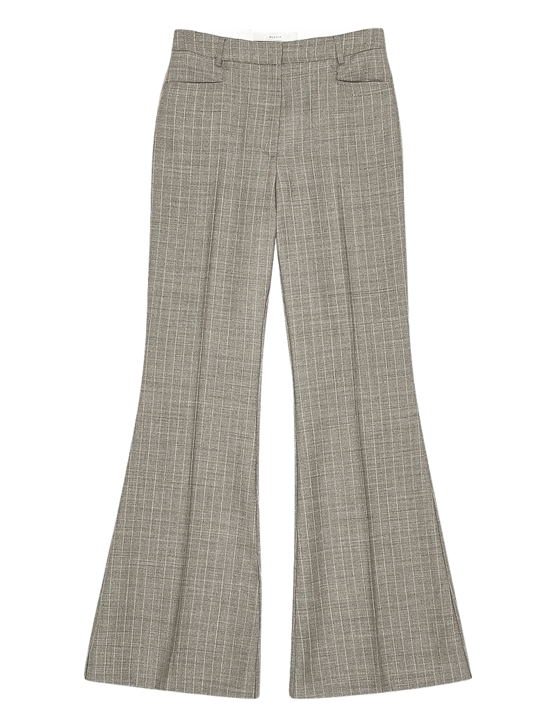 REMAIN Birger Christensen - FLARED PANTS - utsvängda byxor - vetiver - 1