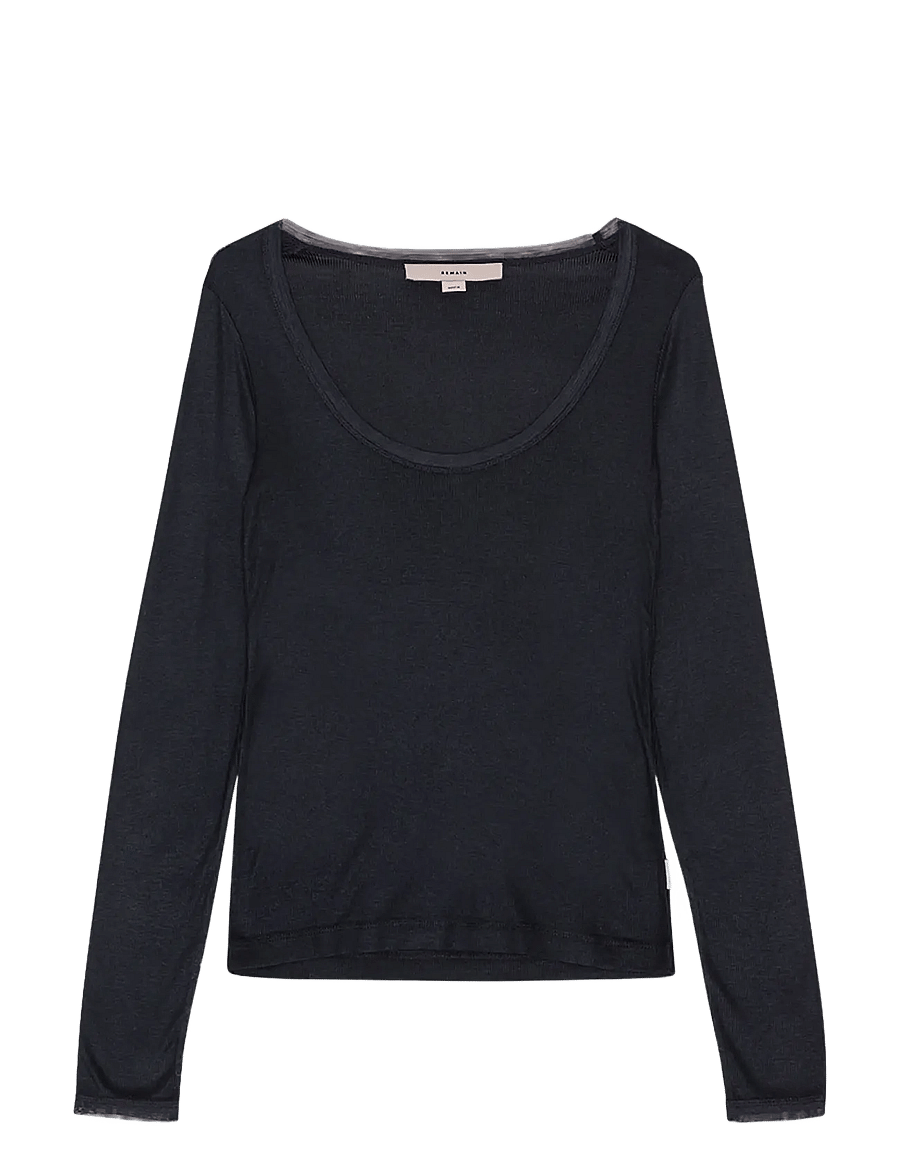 REMAIN Birger Christensen - LONG SLEEVE JERSEY TOP - anthracite - 1