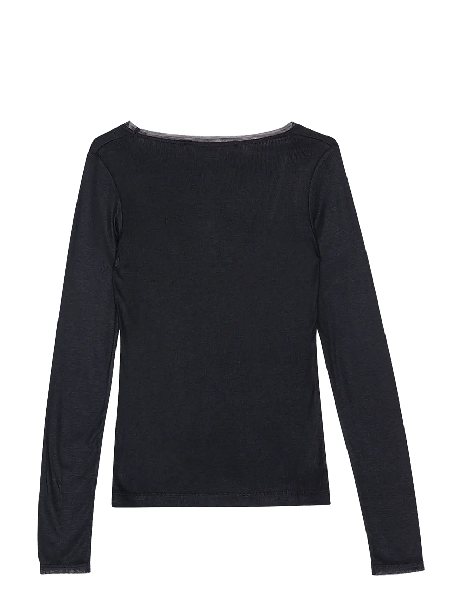 REMAIN Birger Christensen - LONG SLEEVE JERSEY TOP - anthracite - 2