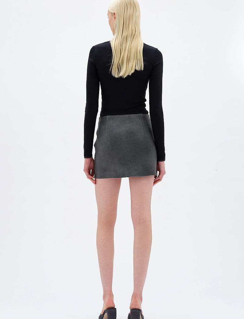 REMAIN Birger Christensen - LONG SLEEVE JERSEY TOP - langærmede toppe - anthracite - 3